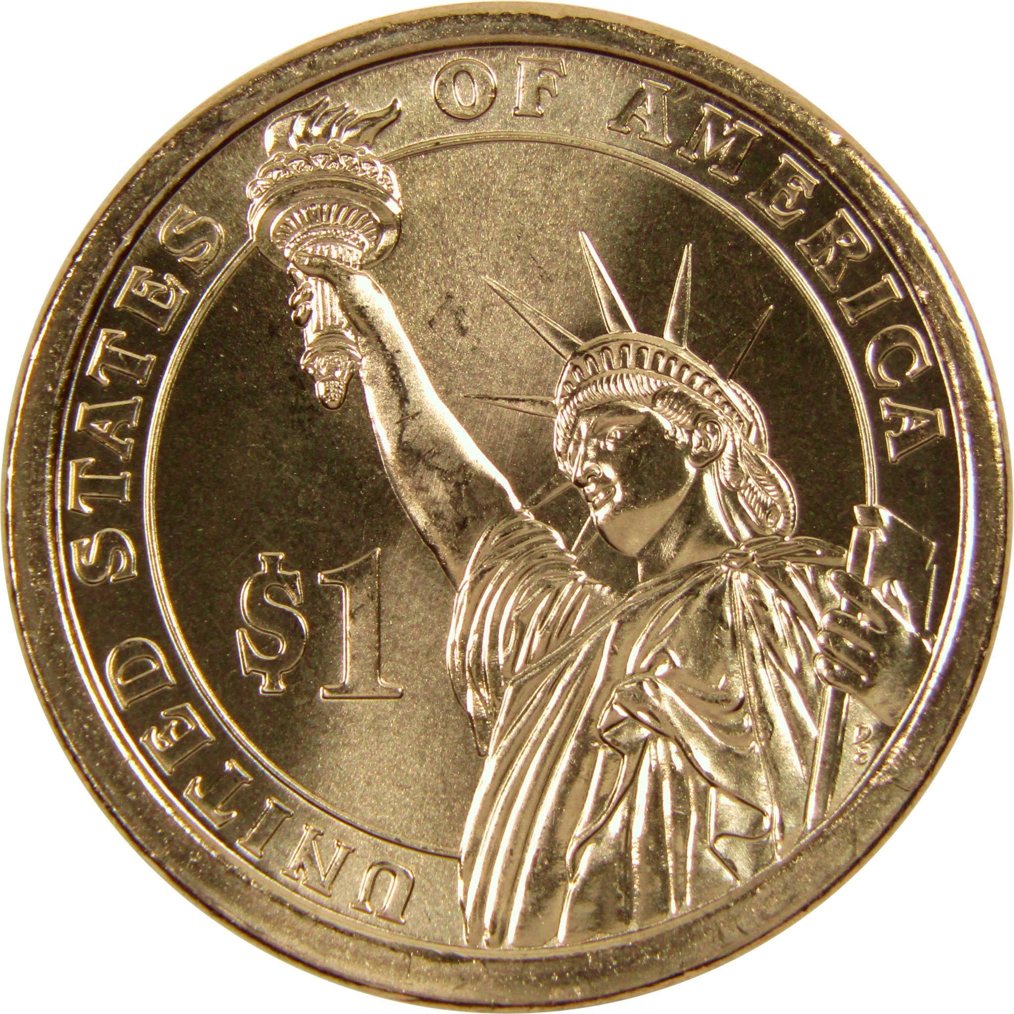 2013 P Woodrow Wilson Presidential Dollar BU Uncirculated $1 Coin