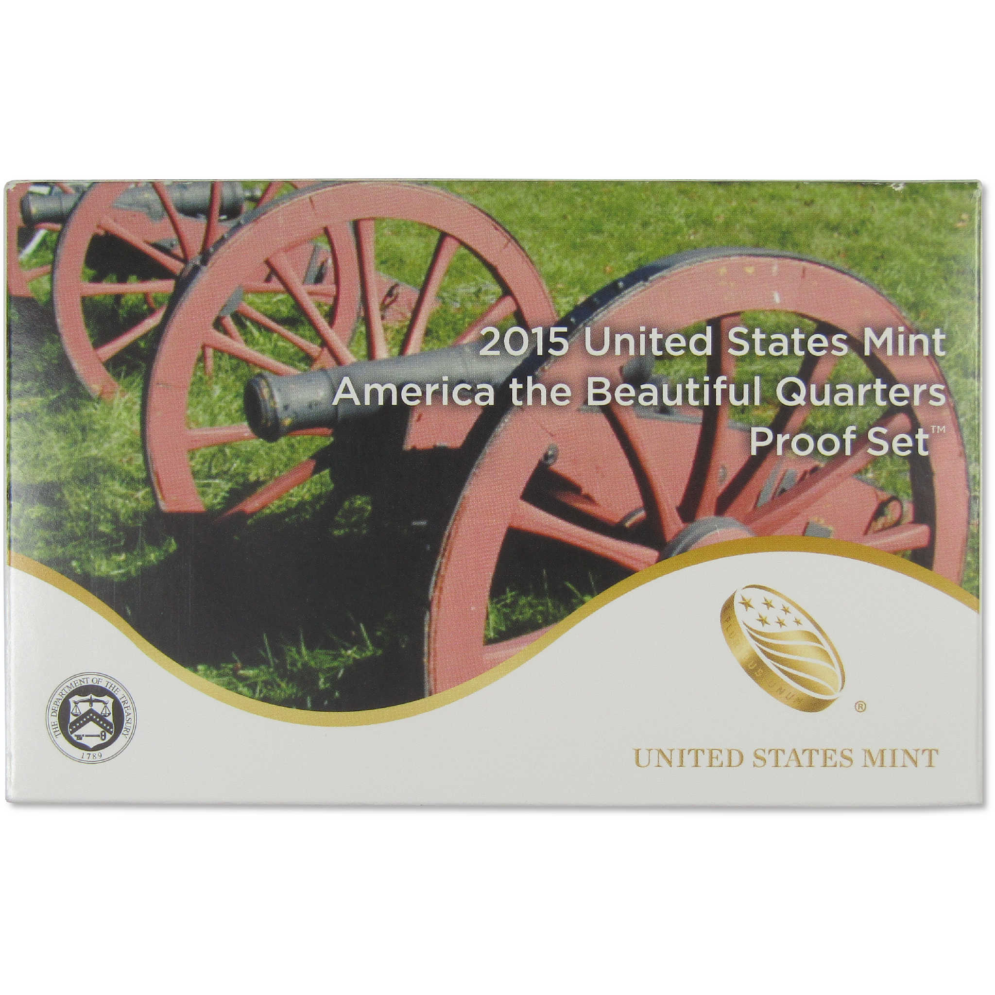 2015 America the Beautiful Quarter Clad Proof Set U.S. Mint OGP COA