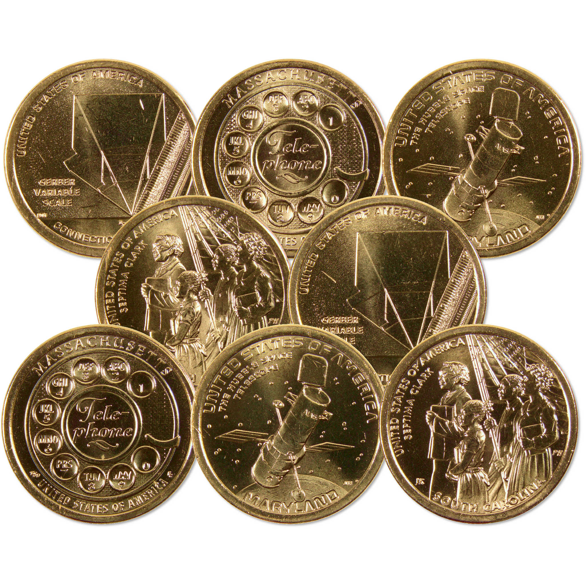 2020 P&D American Innovation Dollar 8 Coin Set Uncirculated