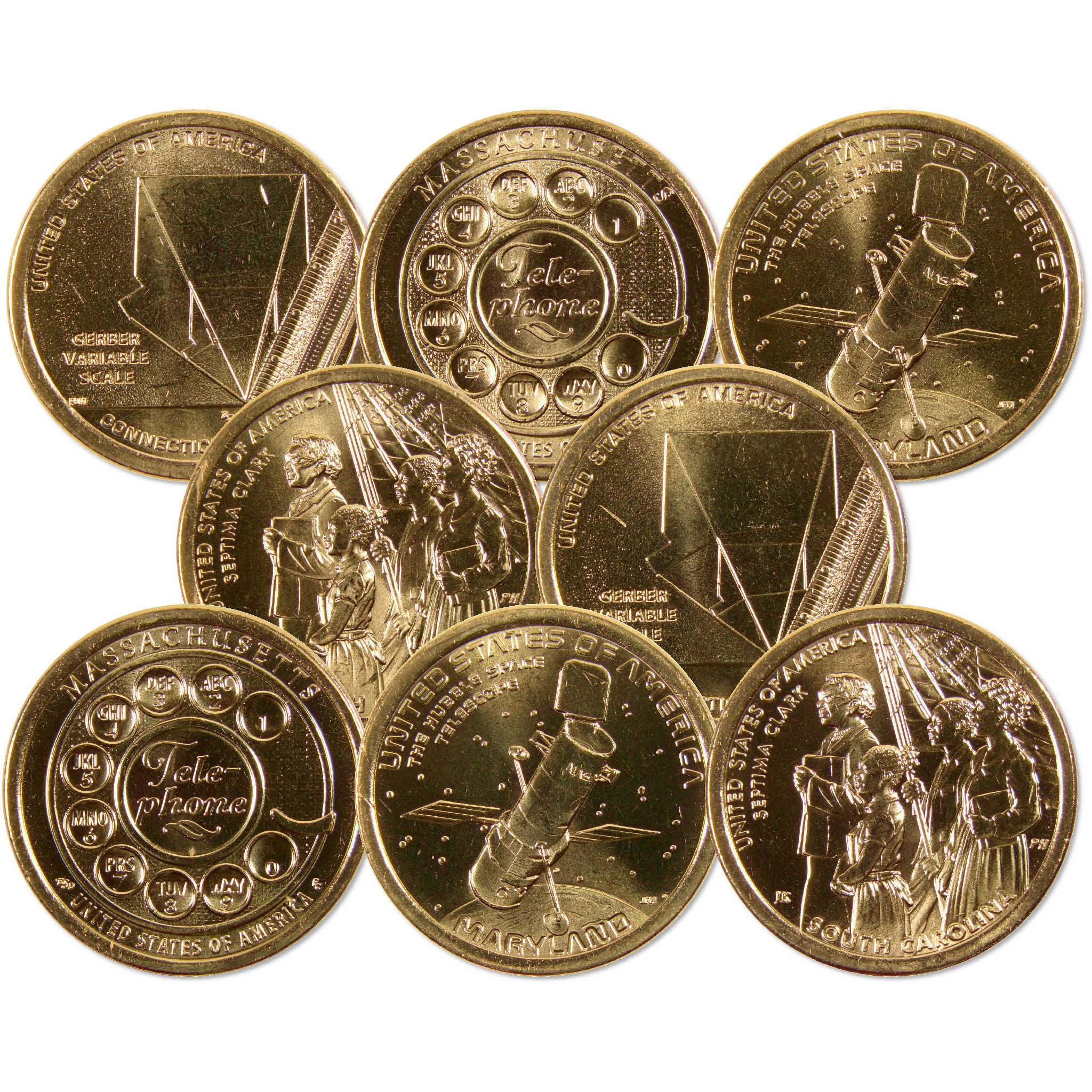 2020 P&D American Innovation Dollar 8 Coin Set Uncirculated