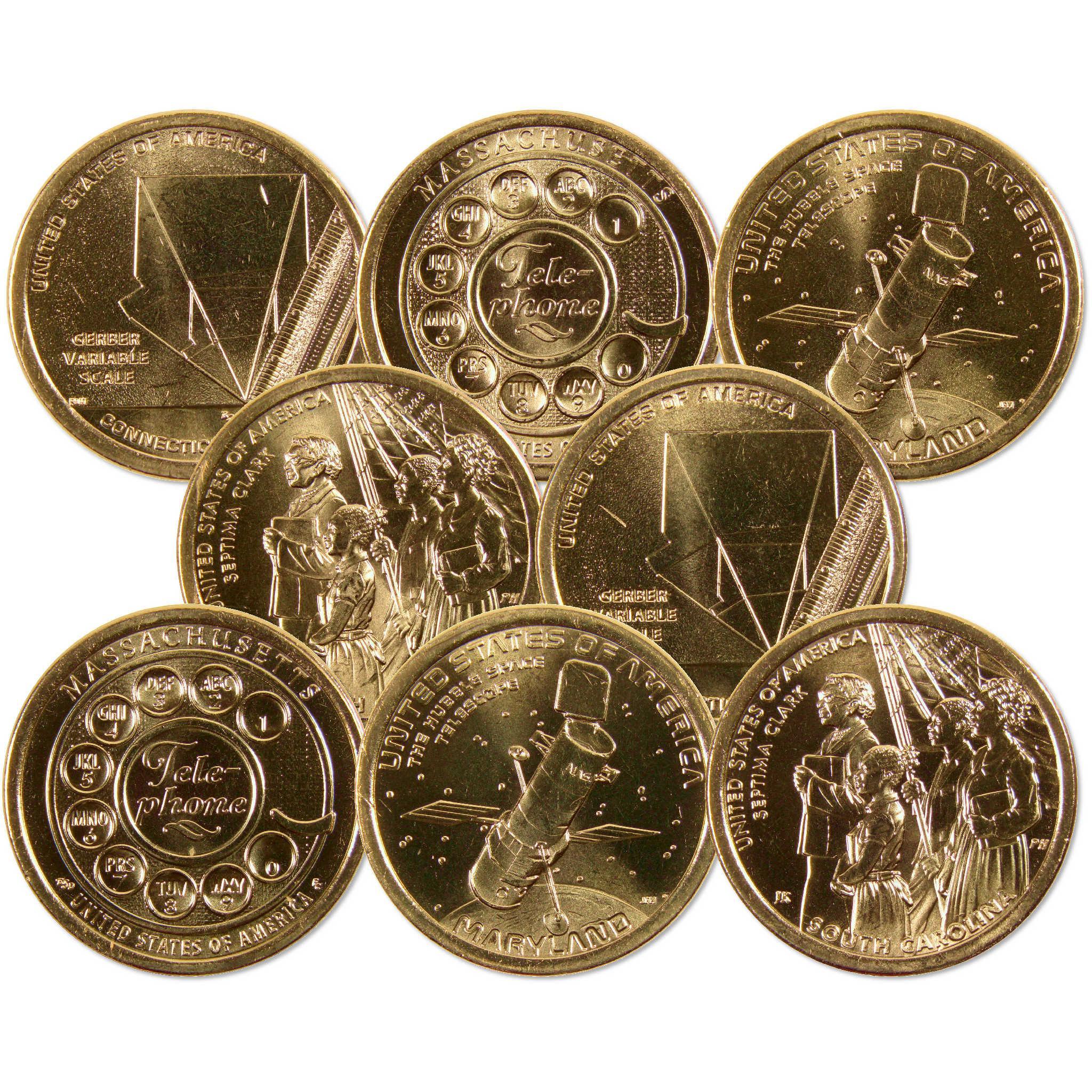 2020 P&D American Innovation Dollar 8 Coin Set Uncirculated