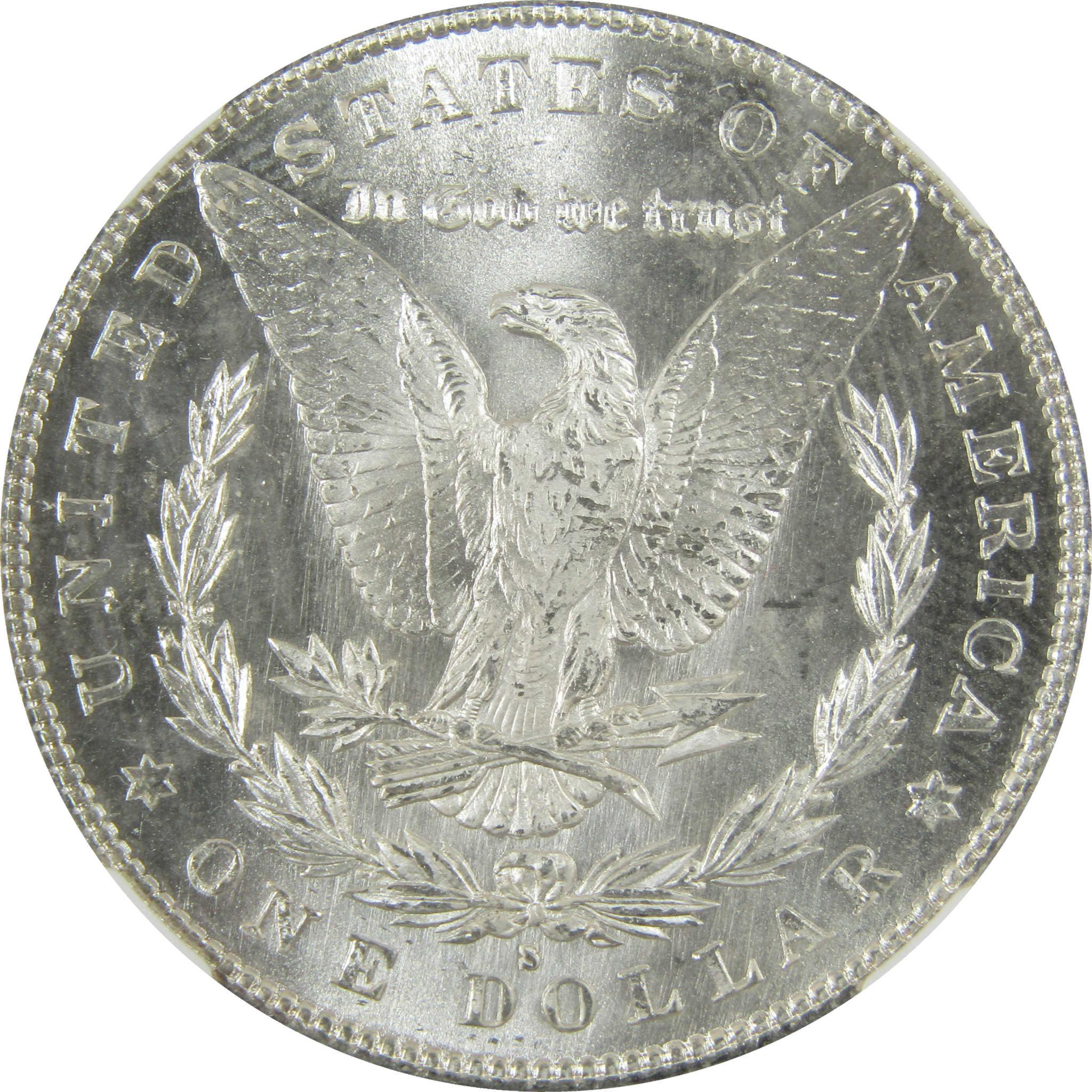 1880 S Morgan Silver Dollar MS 65 NGC Uncirculated $1 Coin SKU:I27920 - Morgan coin - Morgan silver dollar - Morgan silver dollar for sale - Profile Coins & Collectibles