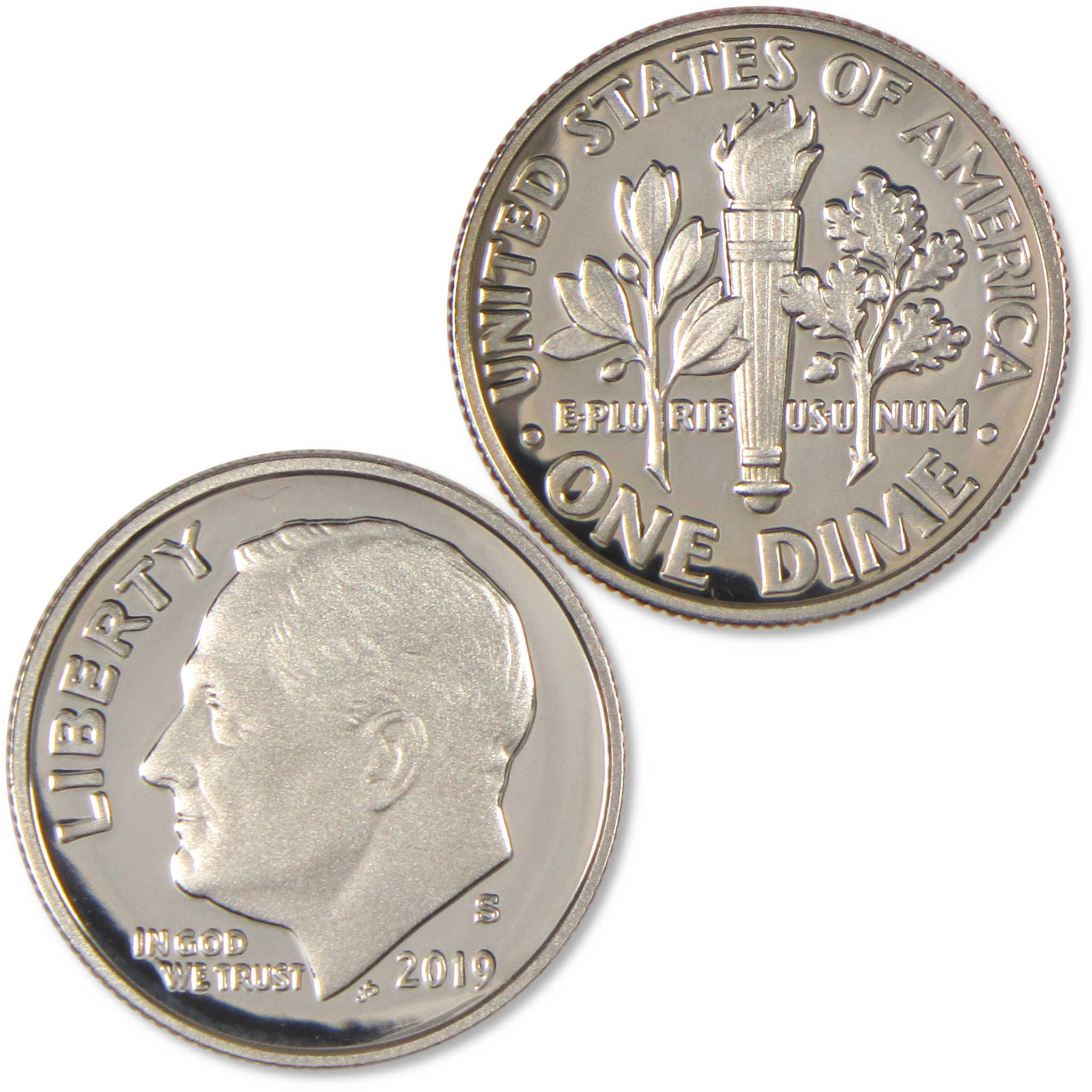 2019 S Roosevelt Dime Choice Proof Clad 10c Coin