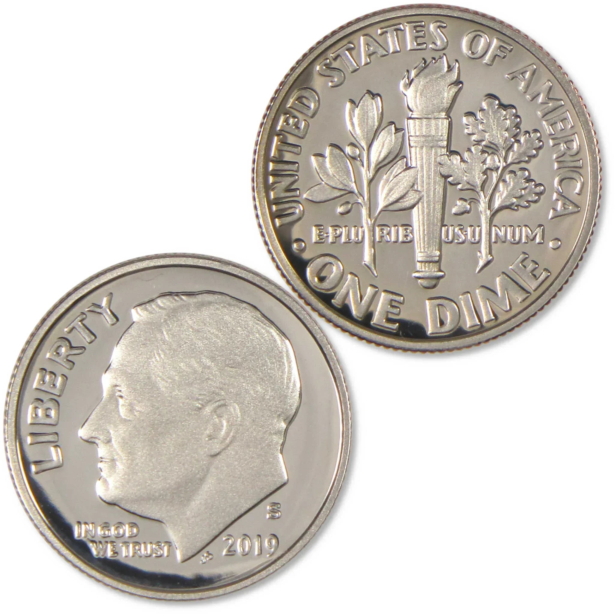 2019 S Roosevelt Dime Choice Proof Clad 10c Coin