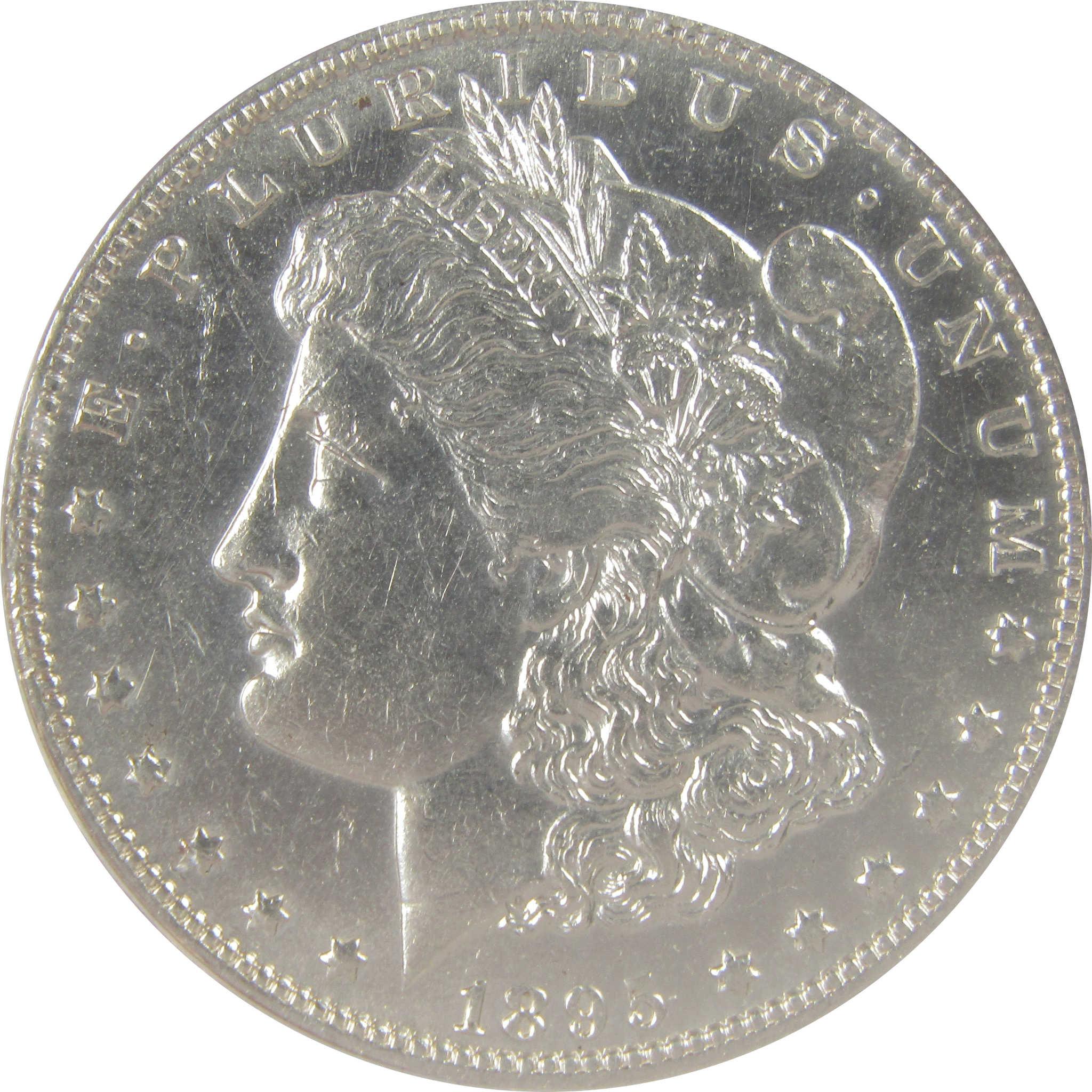 1895 O Morgan Dollar AU 50 Details ANACS Silver $1 Coin SKU:I20382 - Morgan coin - Morgan silver dollar - Morgan silver dollar for sale - Profile Coins & Collectibles