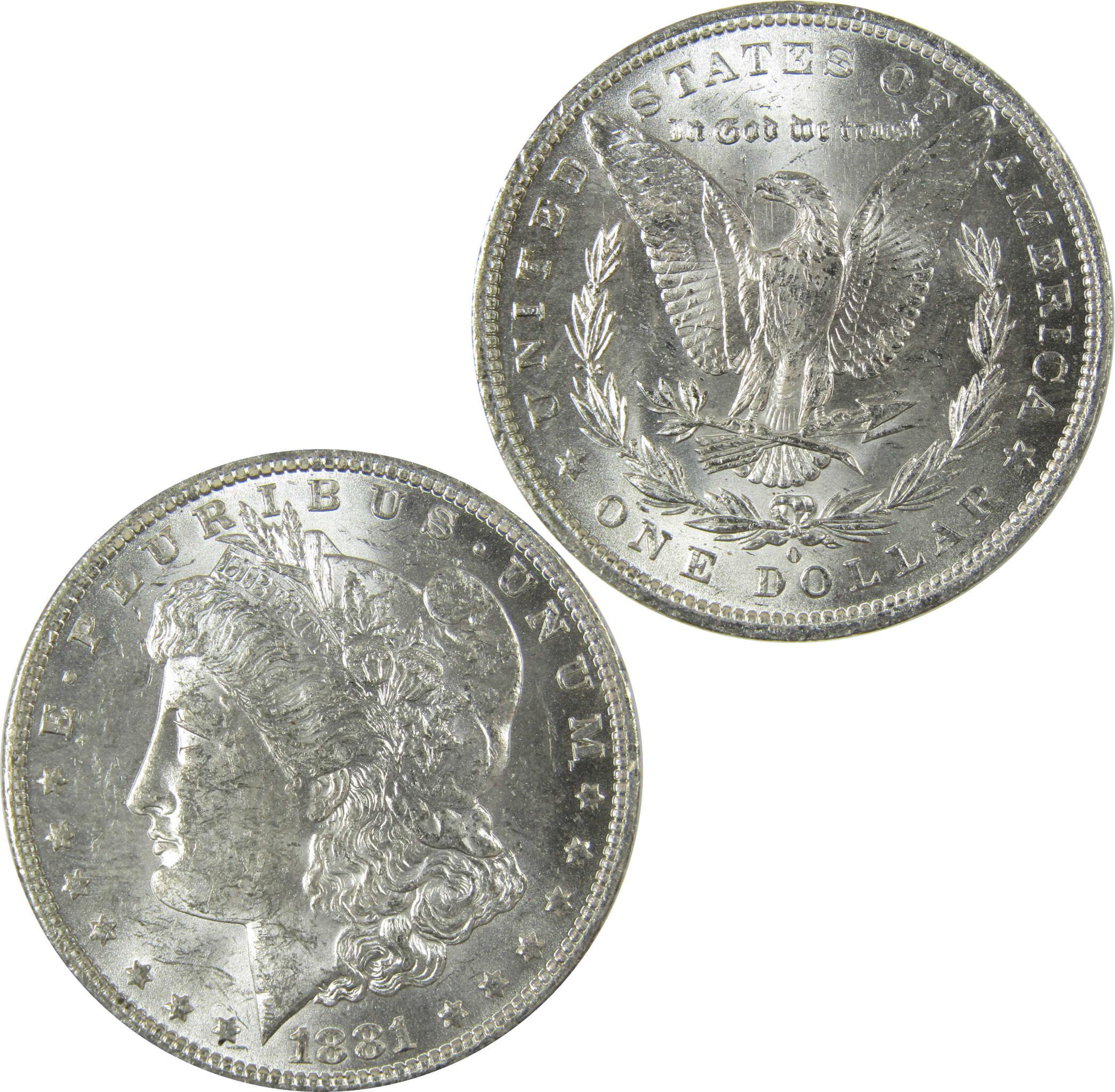 1881 O Morgan Silver Dollar Uncirculated Mint State $1 Coin SKU:I27719 - Morgan coin - Morgan silver dollar - Morgan silver dollar for sale - Profile Coins & Collectibles