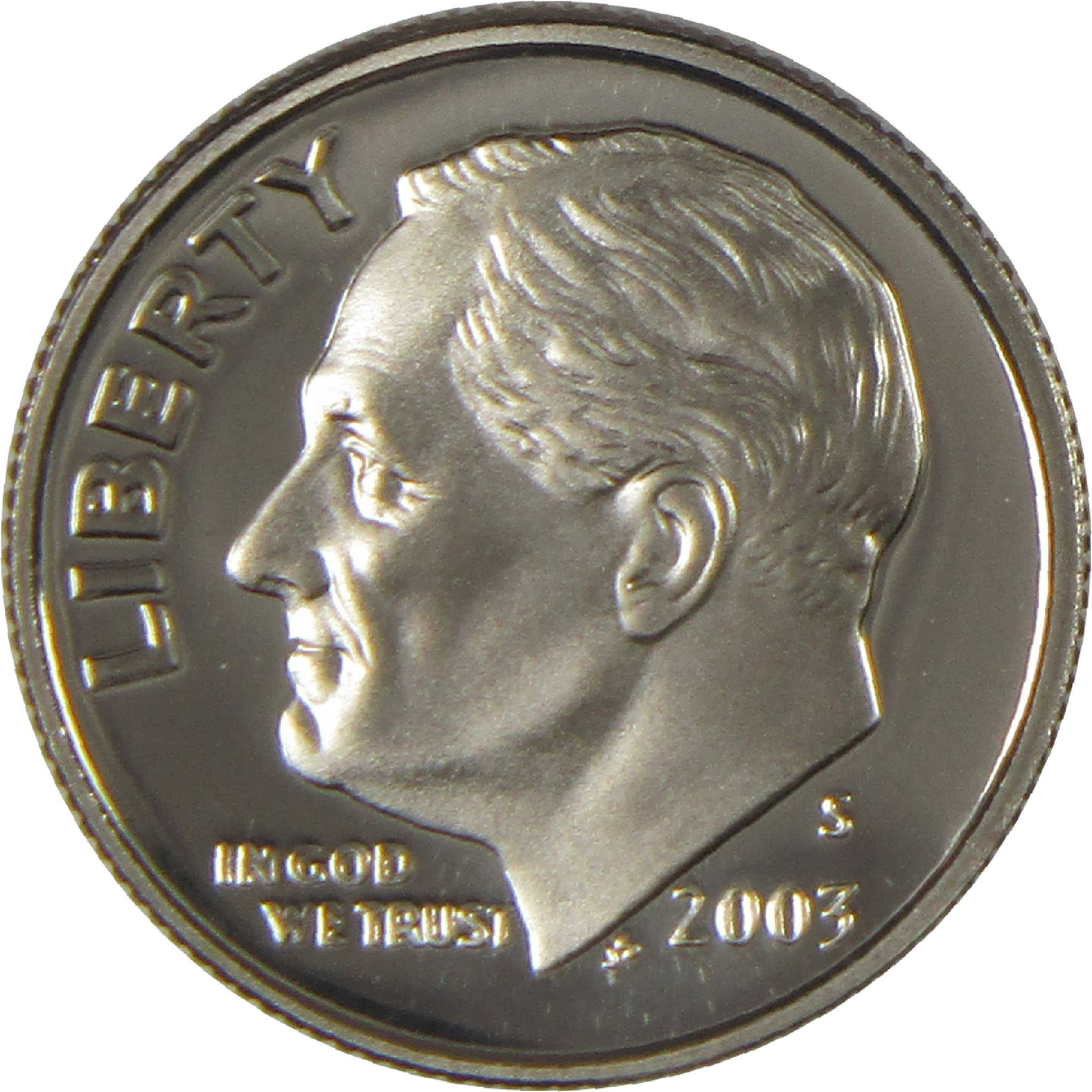 2003 S Roosevelt Dime Choice Proof Clad 10c Coin