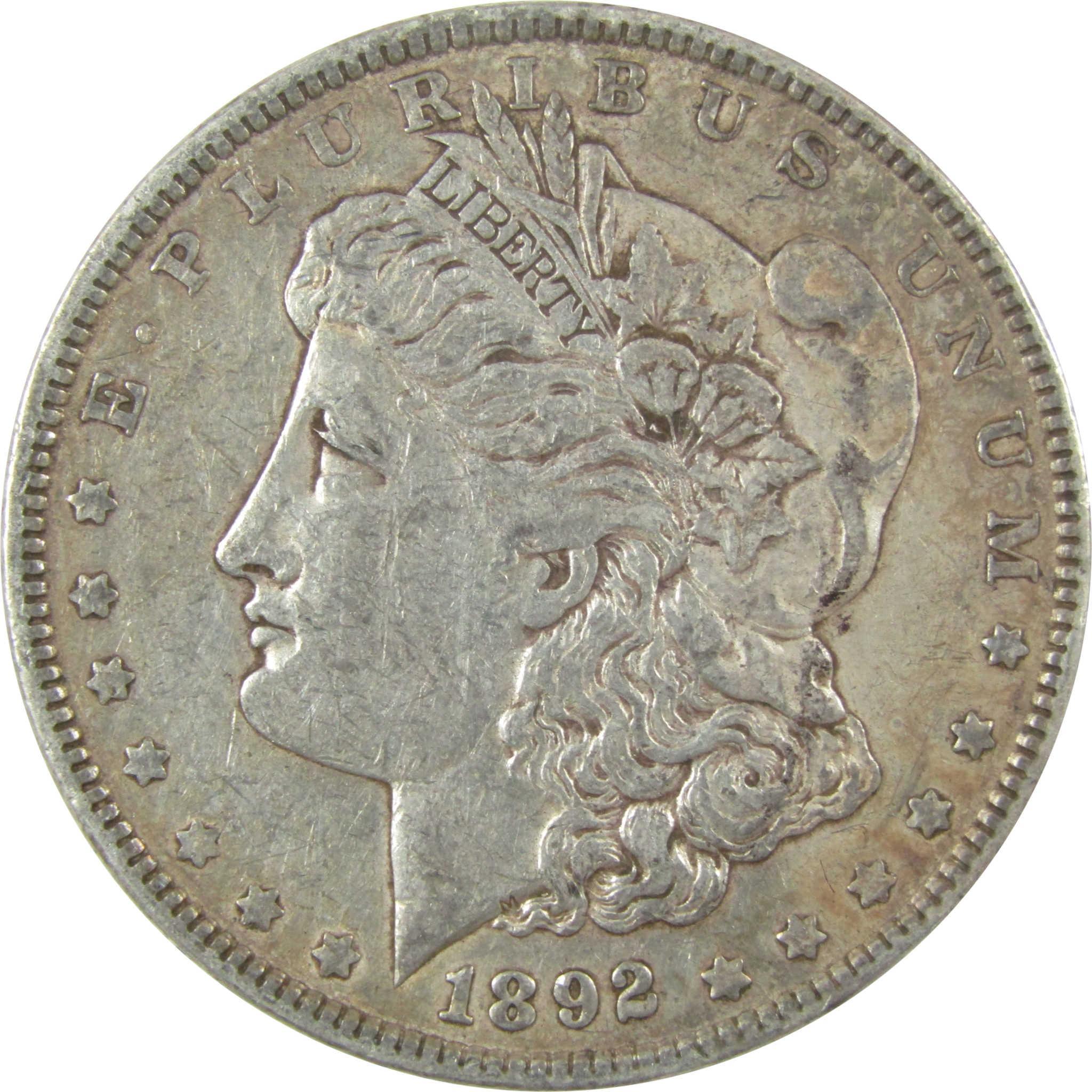 1892 Morgan Silver Dollar XF EF Extremely Fine $1 Coin SKU:I24734 - Morgan coin - Morgan silver dollar - Morgan silver dollar for sale - Profile Coins & Collectibles