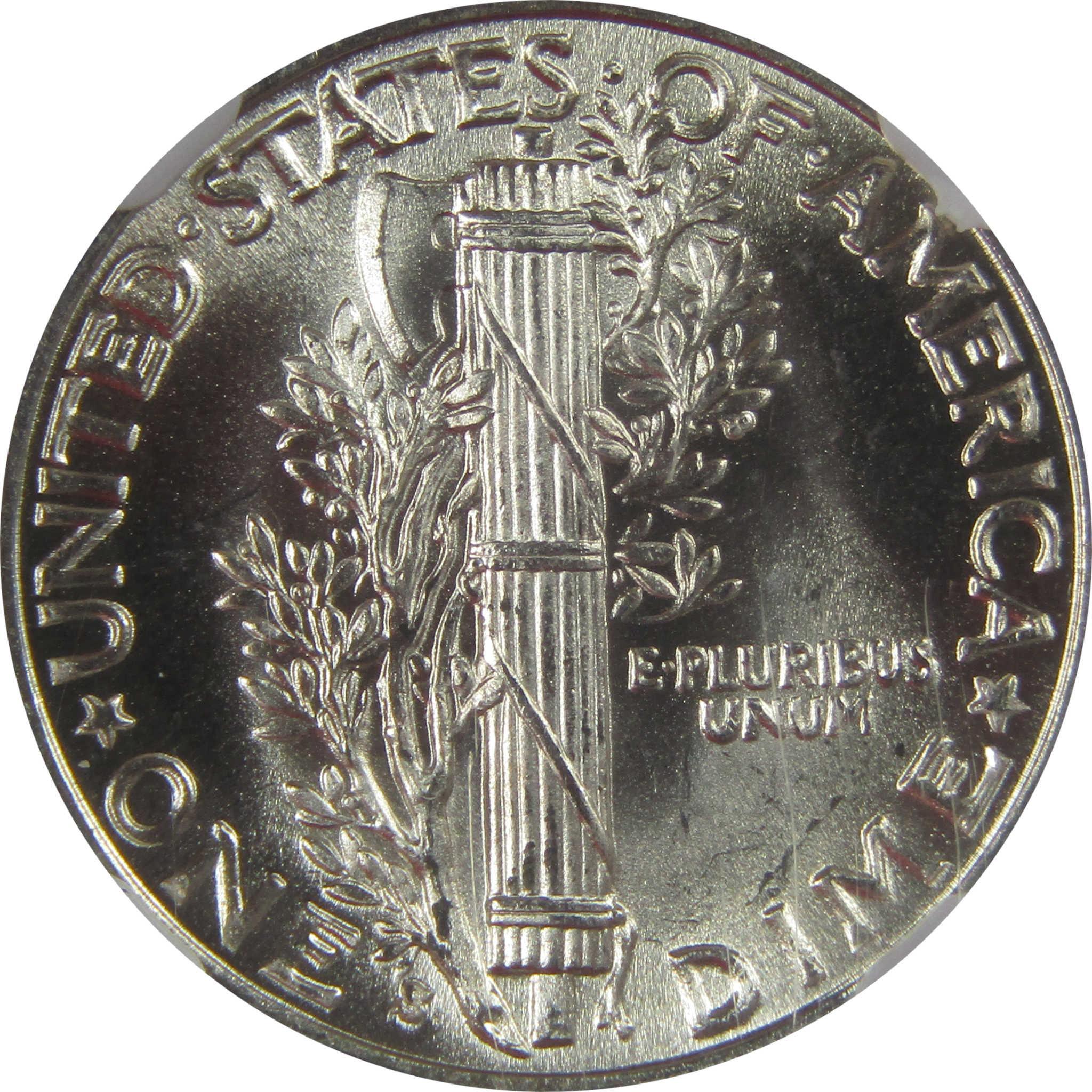 1937 S Mercury Dime MS 64 FB NGC Silver Uncirculated SKU:I23219