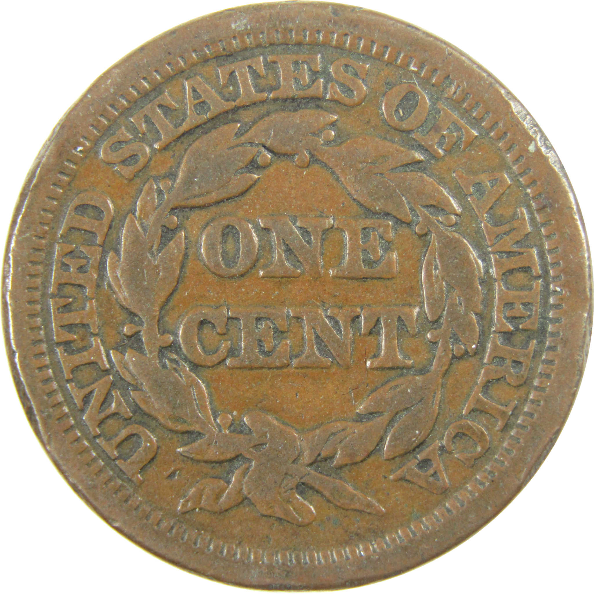 1848 Braided Hair Copper Large Cent VG Very Good Details SKU:I28206