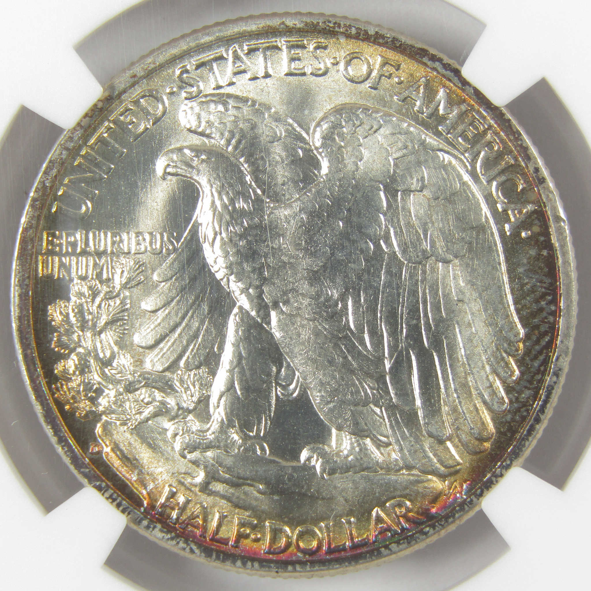 1938 D Liberty Walking Silver Half Dollar MS 64 NGC Uncirculated