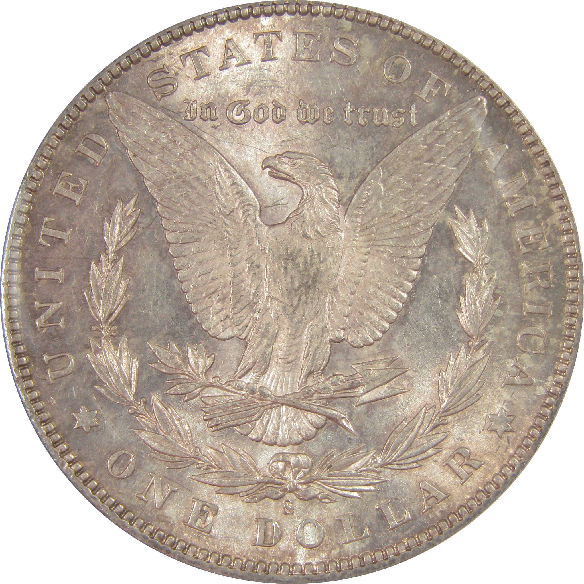1891 S Morgan Dollar MS 63 ANACS Silver Uncirculated Toned SKU:I20904