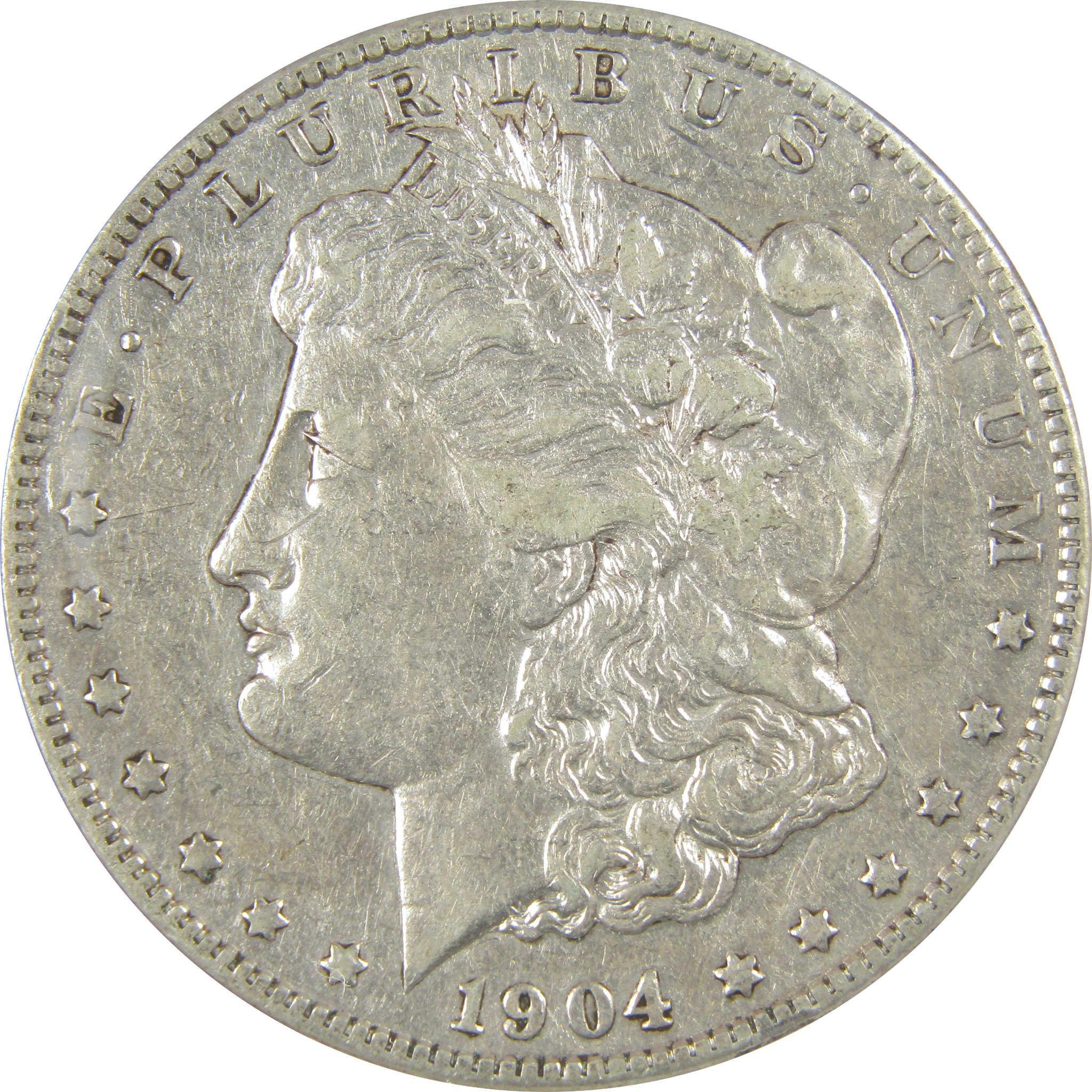 1904 S Morgan Dollar EF 40 Details ANACS Silver $1 Coin SKU:I21182 - Morgan coin - Morgan silver dollar - Morgan silver dollar for sale - Profile Coins & Collectibles