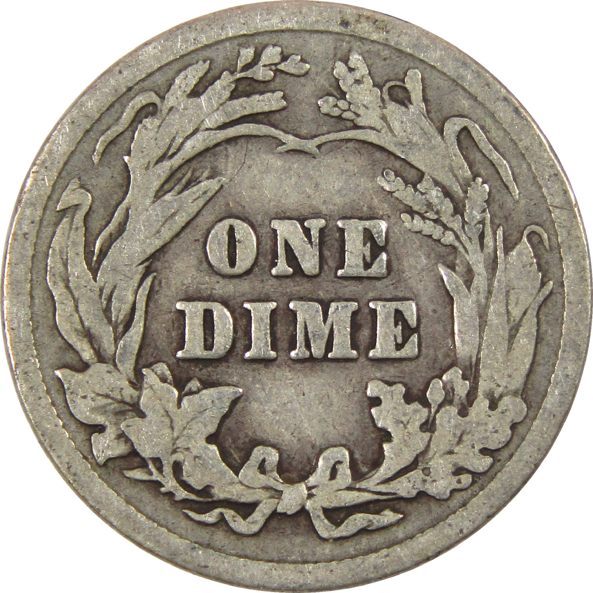 1916 Barber Dime G Good Silver 10c Coin