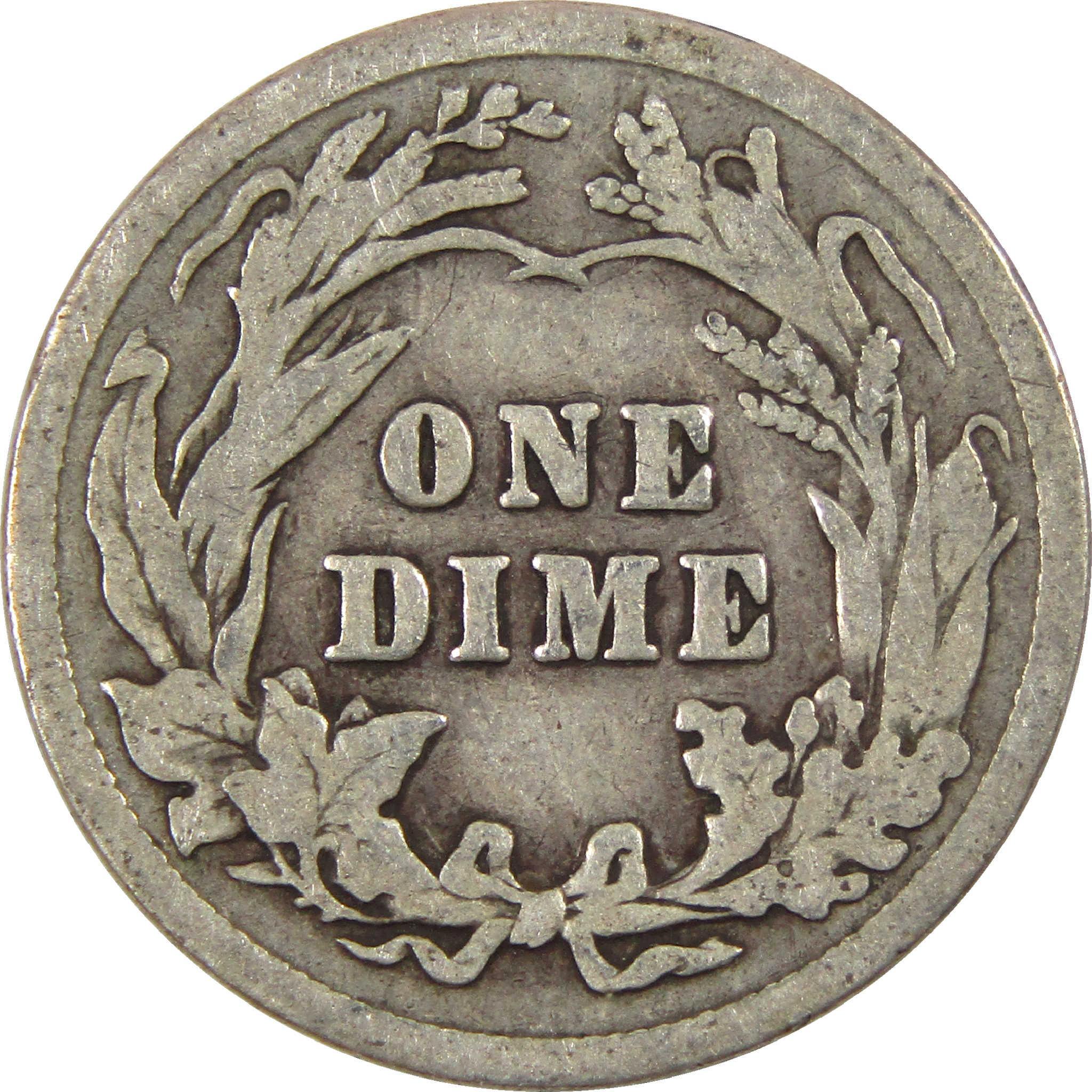 1916 Barber Dime G Good Silver 10c Coin