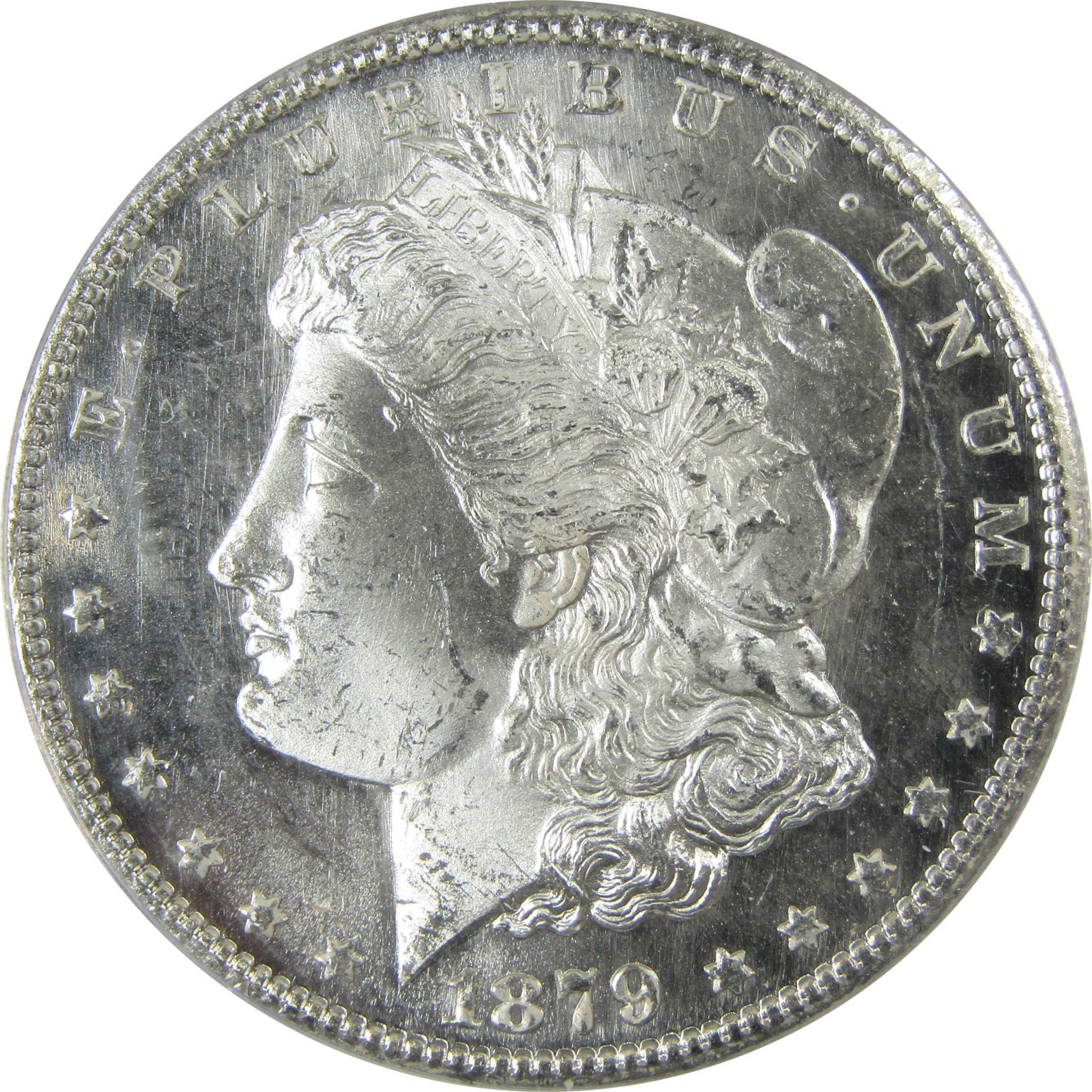 1879 S Rev 79 Morgan Silver Dollar MS 63 ANACS Uncirculated SKU:CP610 - Morgan coin - Morgan silver dollar - Morgan silver dollar for sale - Profile Coins & Collectibles
