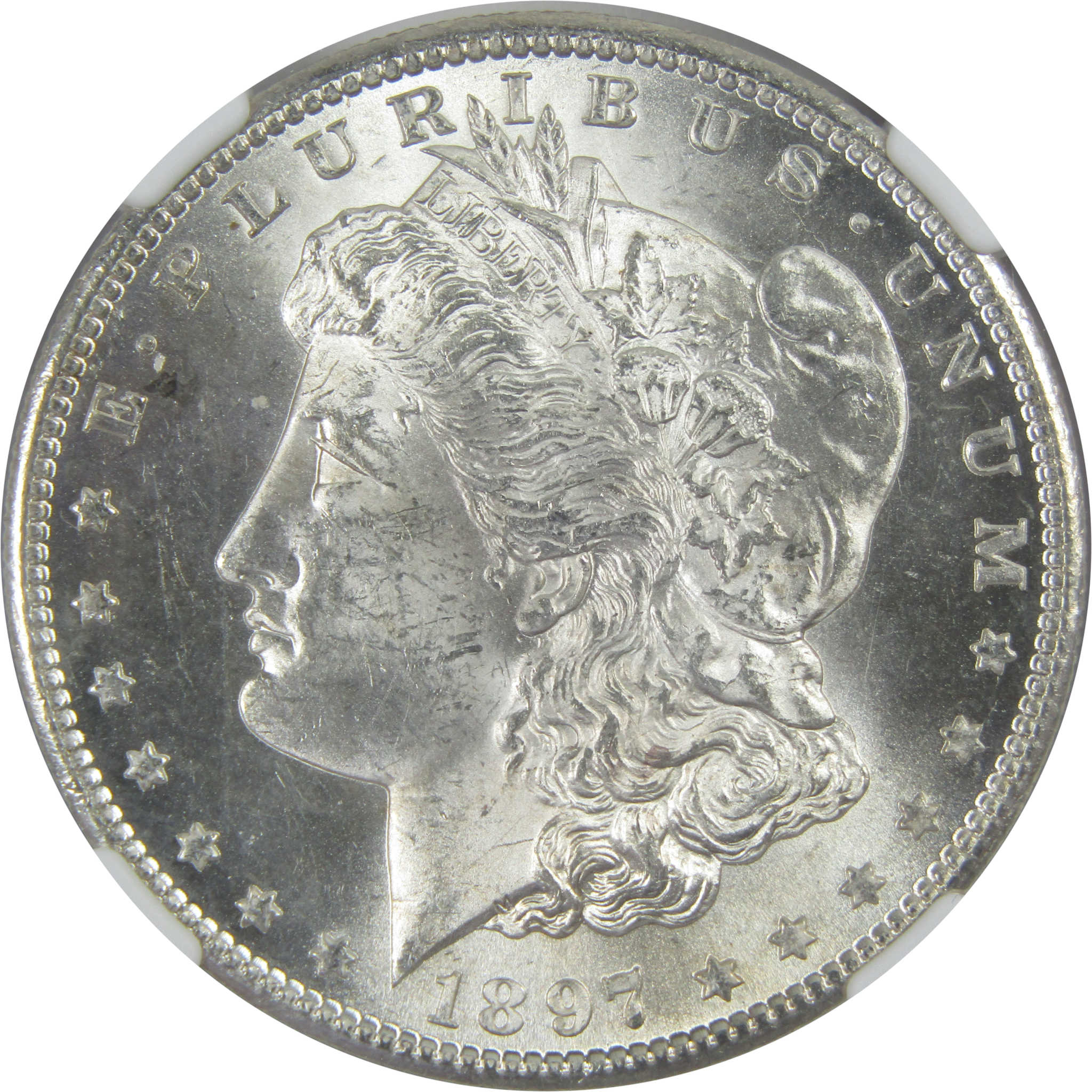 1897 S Morgan Dollar MS 63 NGC Silver $1 Uncirculated Coin SKU:I15815 - Morgan coin - Morgan silver dollar - Morgan silver dollar for sale - Profile Coins & Collectibles