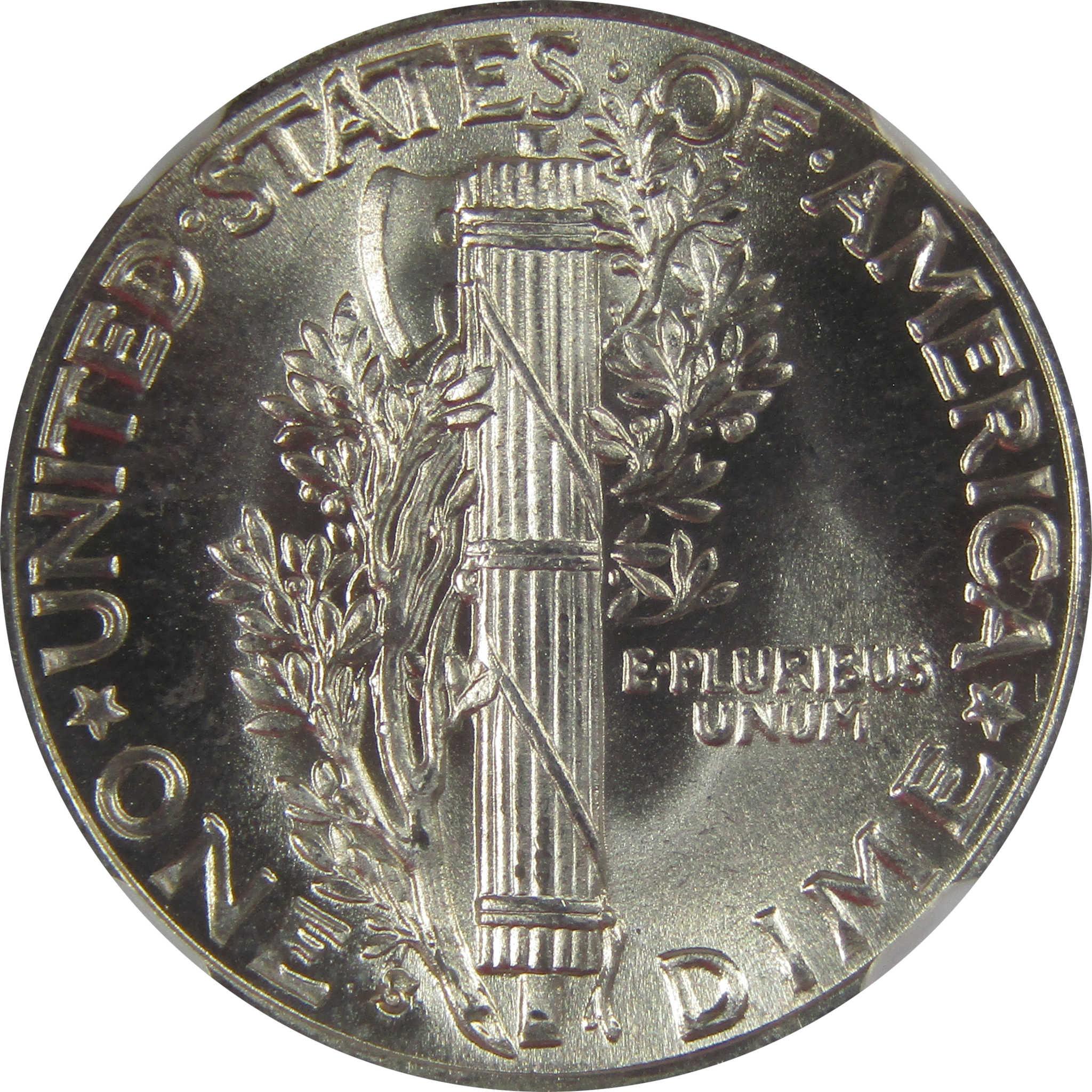 1937 S Mercury Dime MS 66 FB NGC Silver Uncirculated SKU:I23201