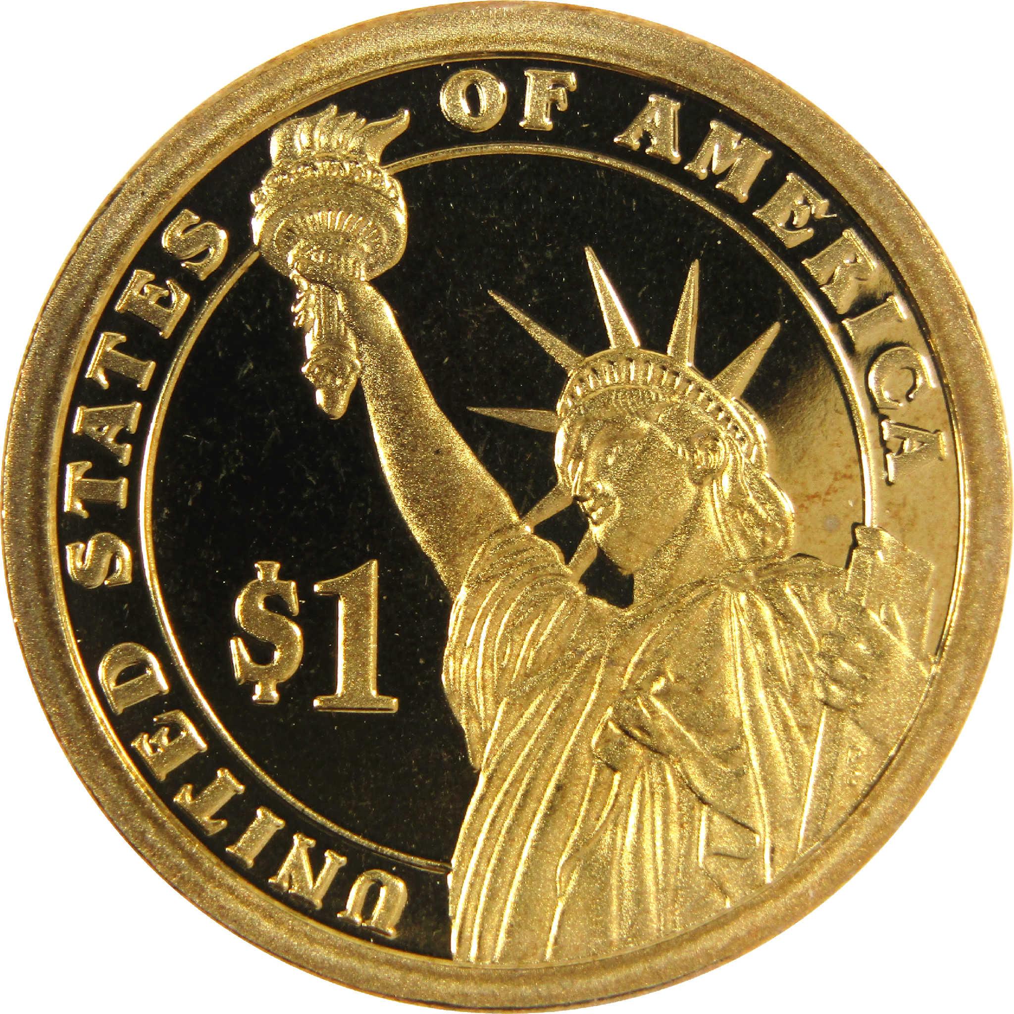 2008 S John Quincy Adams Presidential Dollar Choice Proof $1 Coin