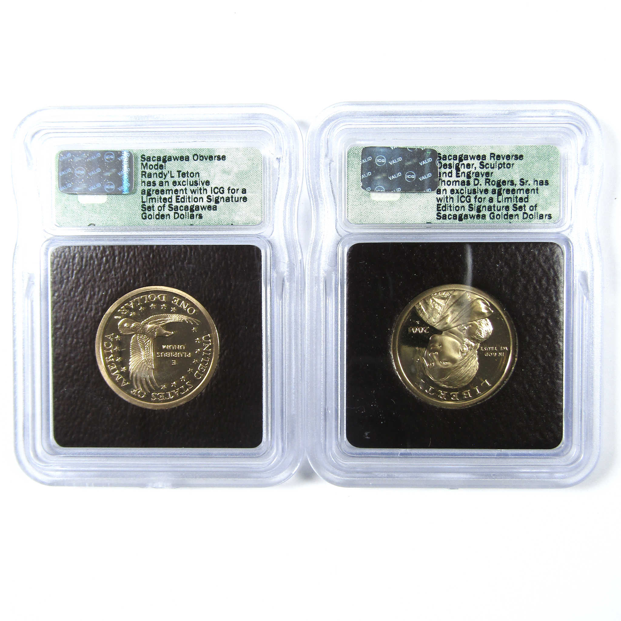 2001 Sacagawea Signature 6 Piece Dollar Set ICG SKU:CPC6610