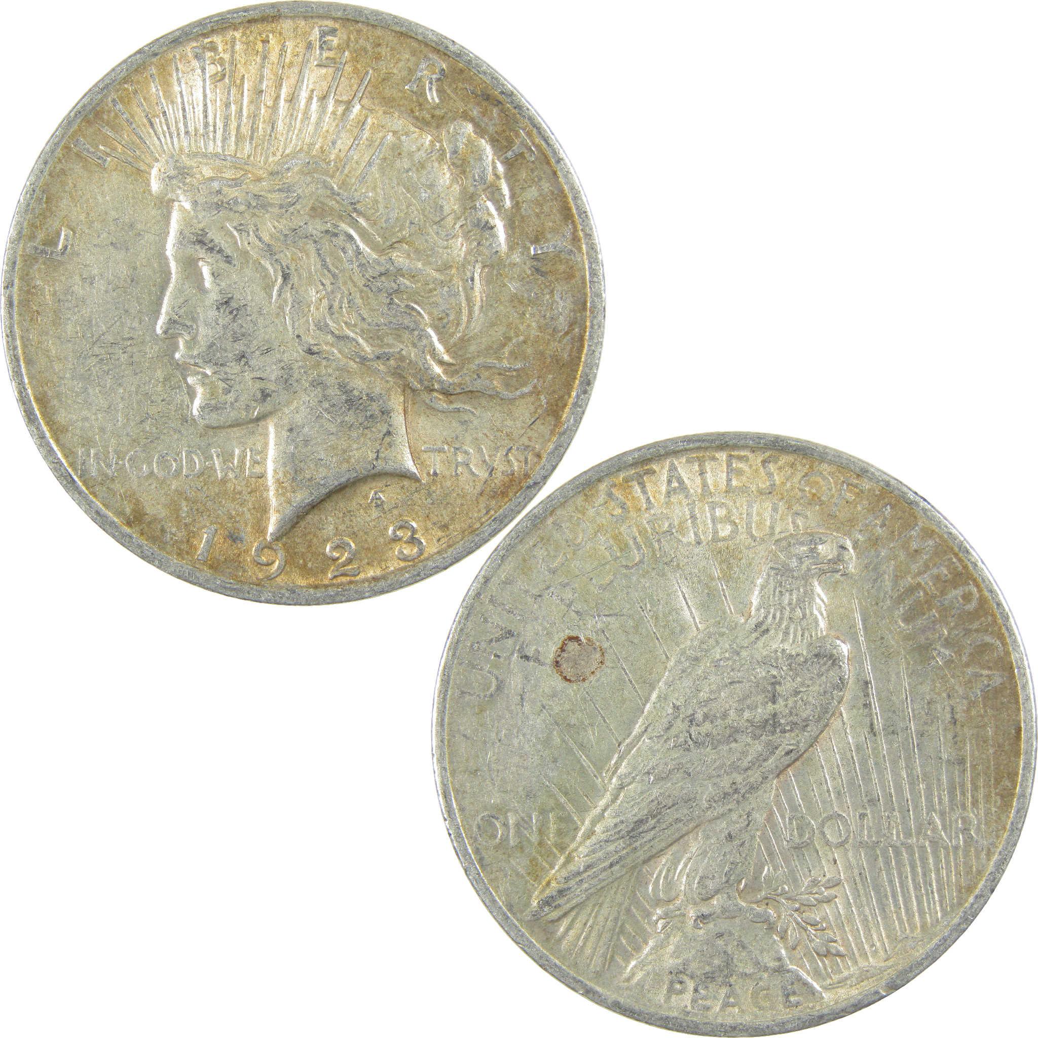 1923 Peace Dollar VF Very Fine Silver $1 Coin