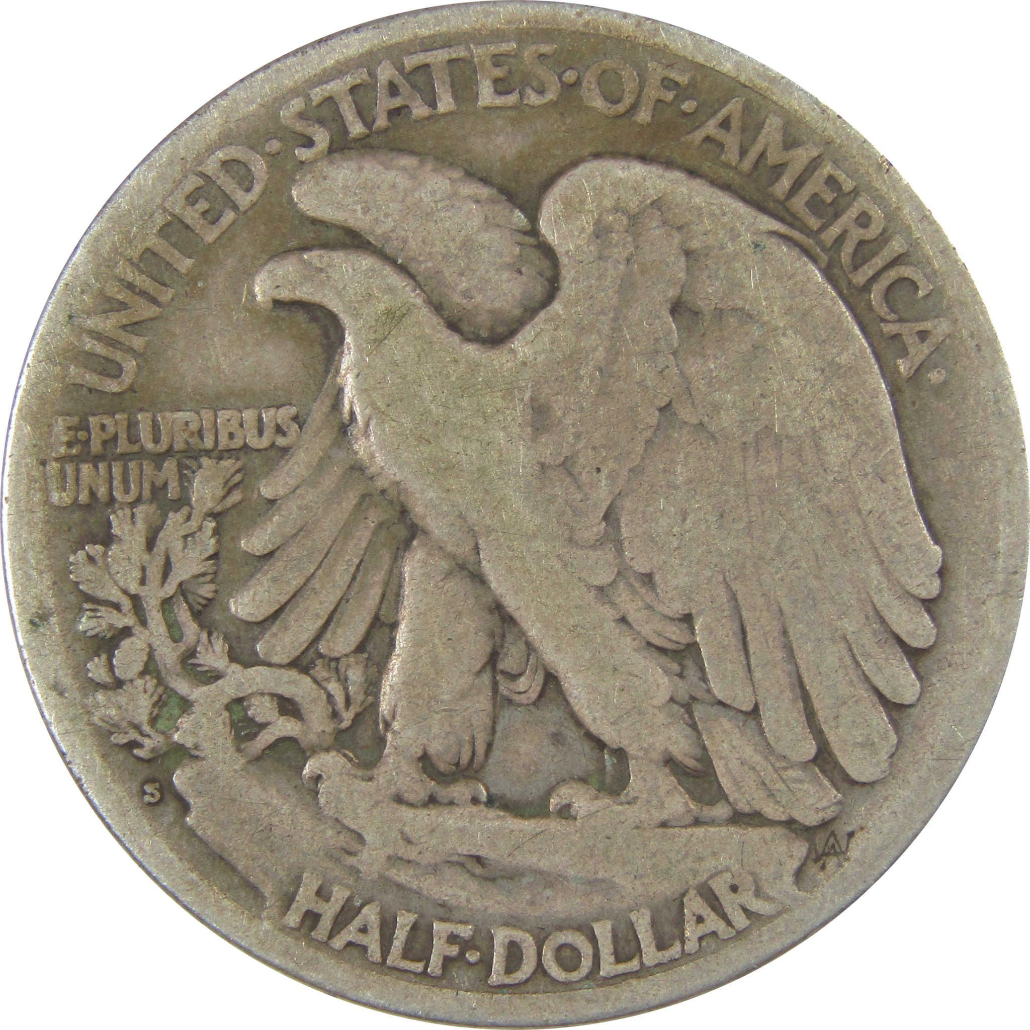 1921 S Liberty Walking Half Dollar VG Very Good Silver SKU:I23173