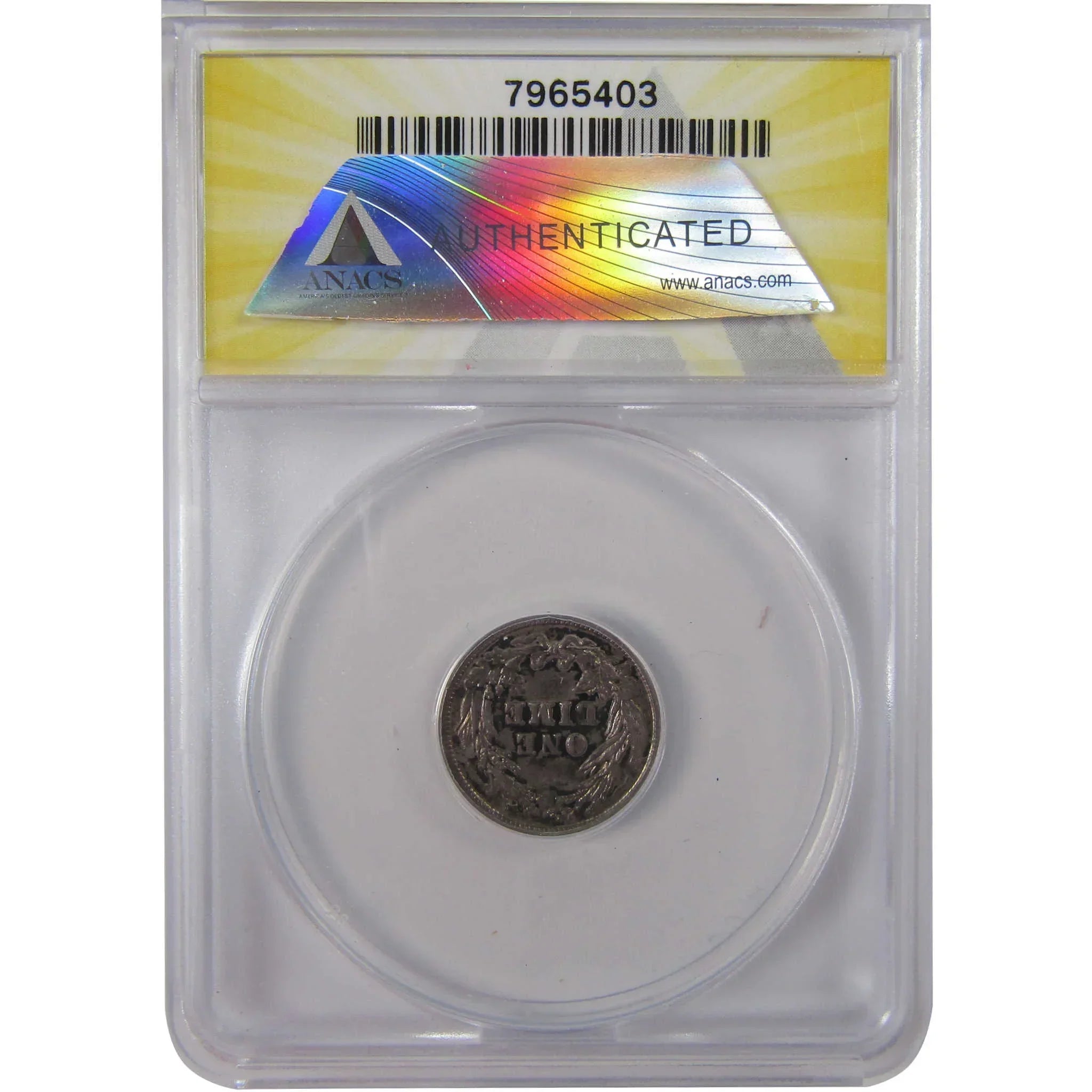 1903 Barber Silver Dime EF 45 Details ANACS 10c Coin SKU:I25529