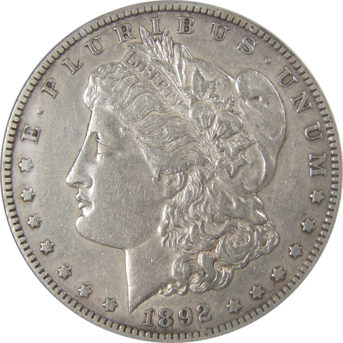 1892 S Morgan Silver Dollar EF 45 ANACS $1 Coin SKU:I24998 - Morgan coin - Morgan silver dollar - Morgan silver dollar for sale - Profile Coins & Collectibles