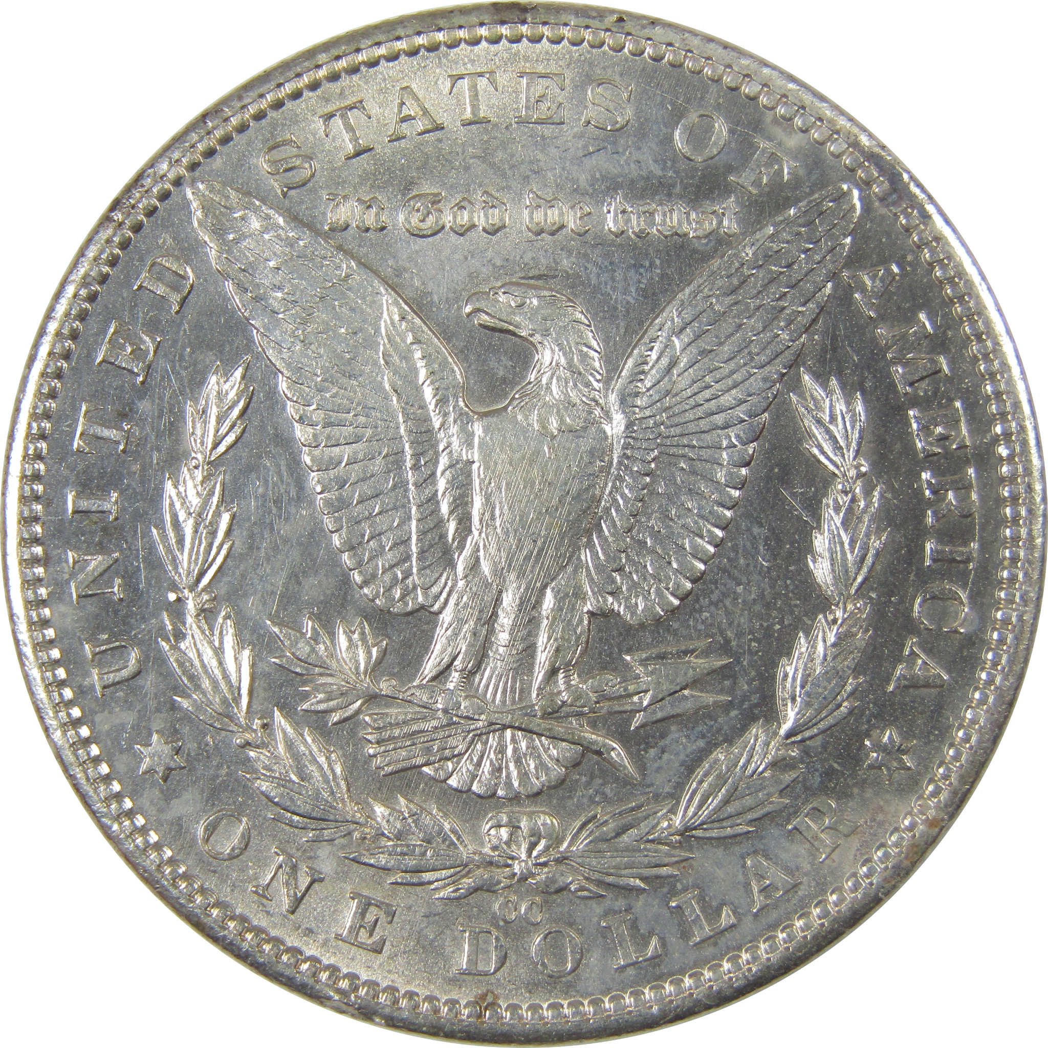 1890 CC Morgan Dollar Borderline Uncirculated Silver SKU:I17932 - Morgan coin - Morgan silver dollar - Morgan silver dollar for sale - Profile Coins & Collectibles
