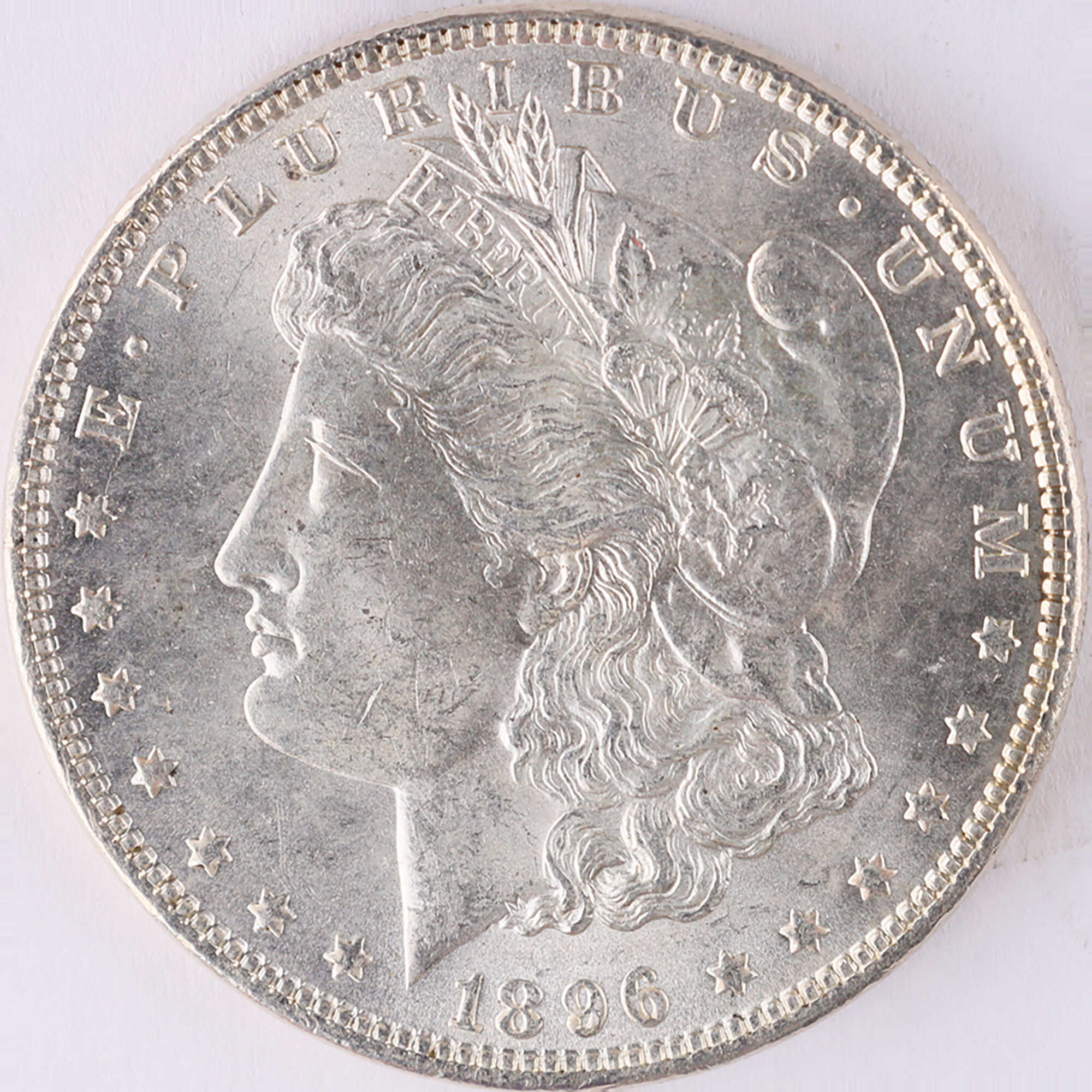 1896 Morgan Dollar BU Choice Uncirculated Silver $1 Coin SKU:I12041 - Morgan coin - Morgan silver dollar - Morgan silver dollar for sale - Profile Coins & Collectibles
