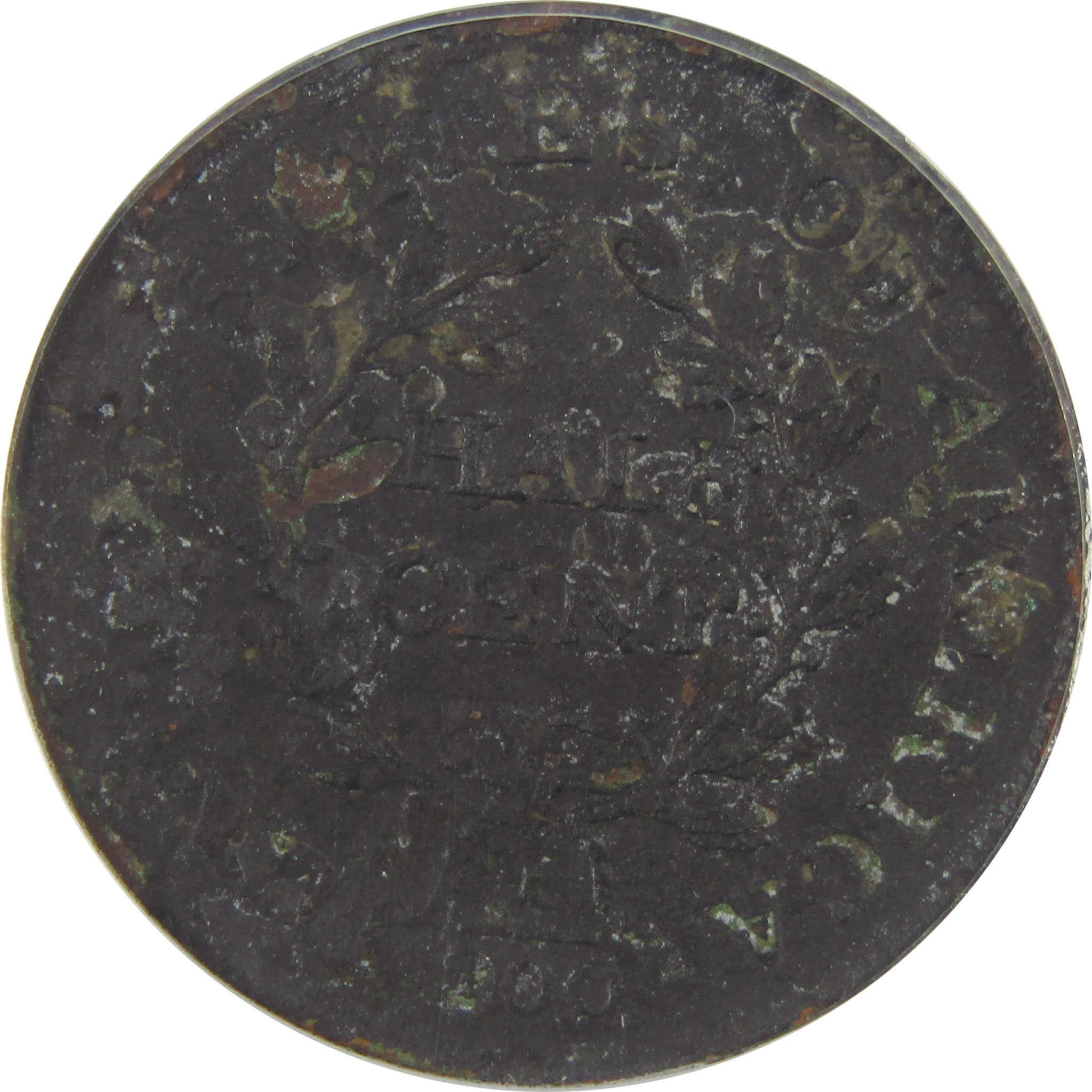 1804 Plain 4 No Stems C-13 Draped Bust 1/2C F 12 Details SKU:I22274