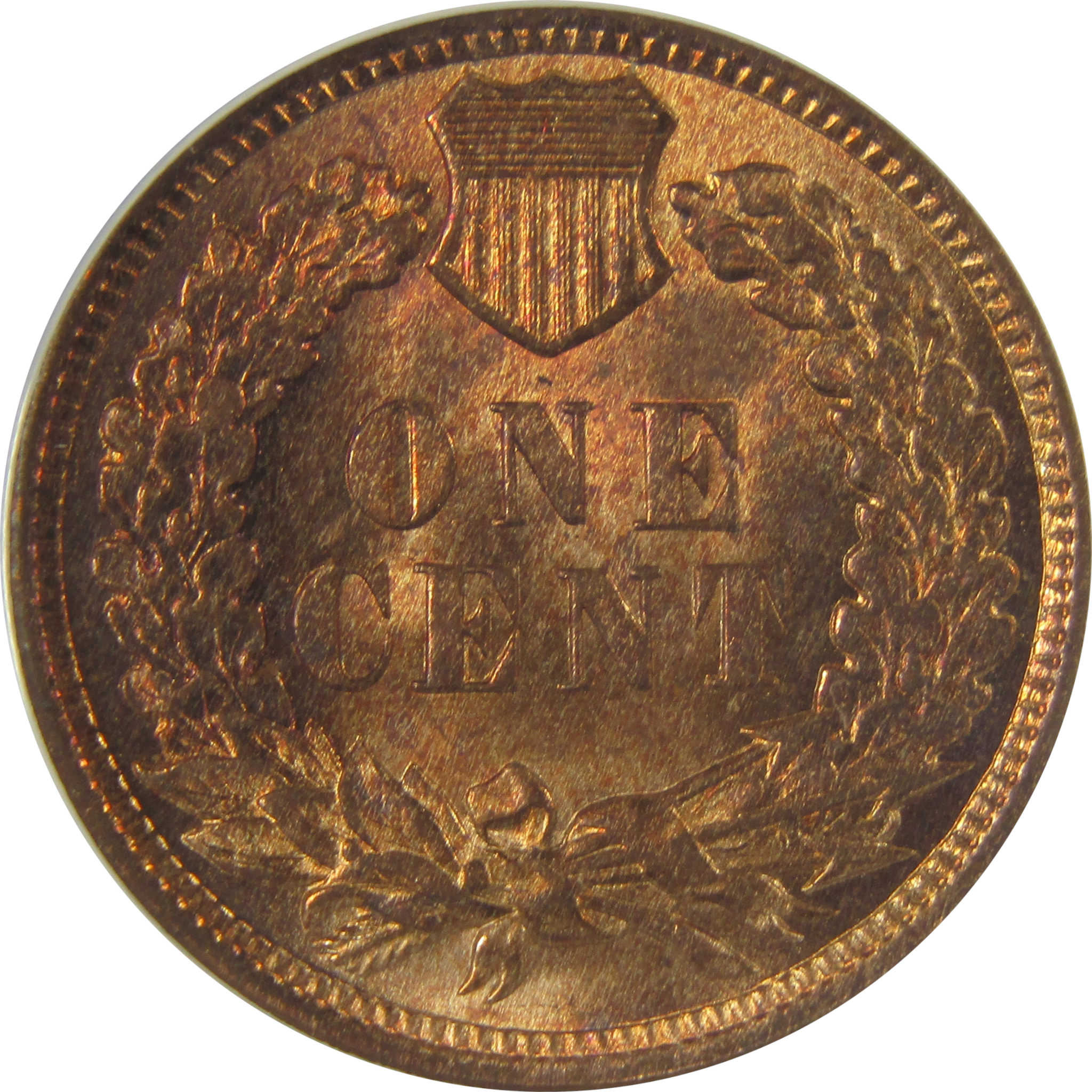 1907 Indian Head Cent MS 63 RB ANACS Penny Uncirculated SKU:I23081