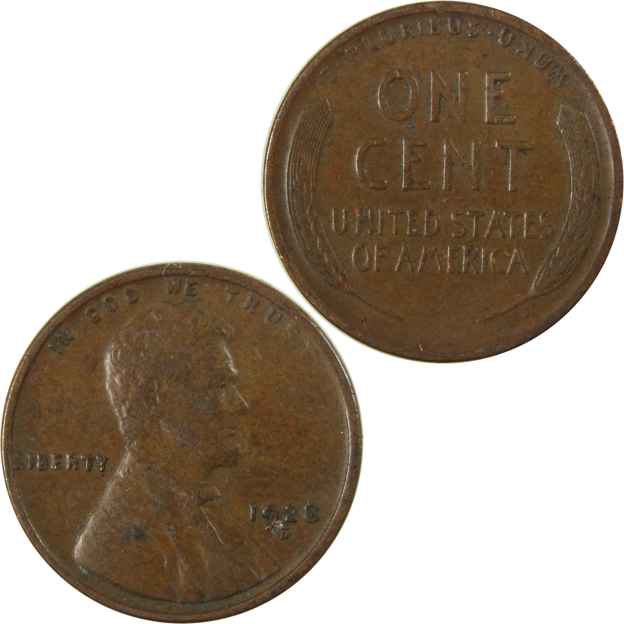 1928 D Lincoln Wheat Cent VF Very Fine Penny 1c Coin SKU:I27593