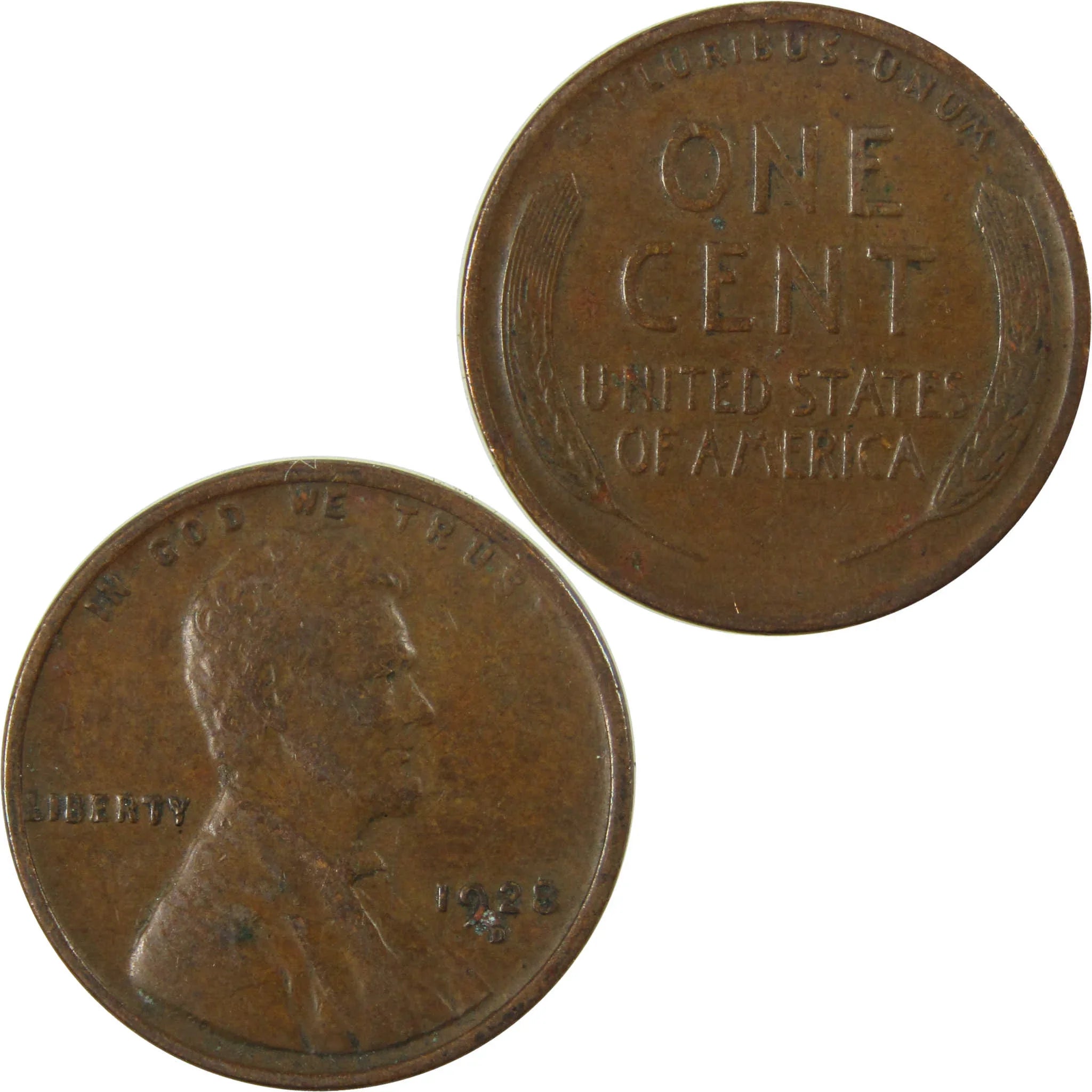 1928 D Lincoln Wheat Cent VF Very Fine Penny 1c Coin SKU:I27593