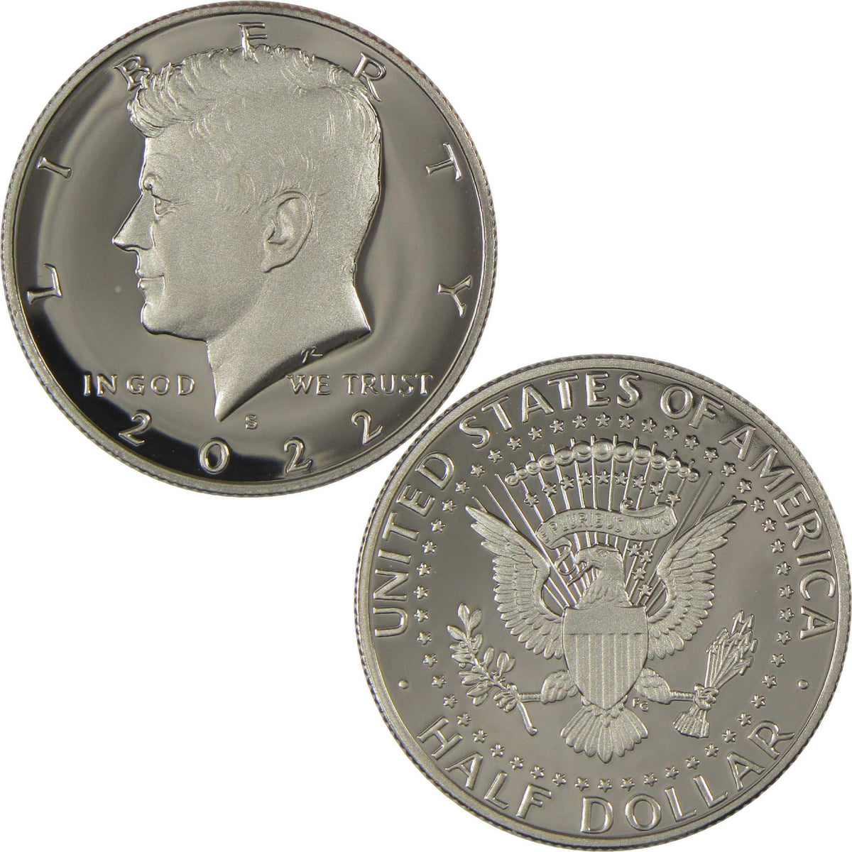 2022 S Kennedy Half Dollar Clad Proof 50c Coin Collectible