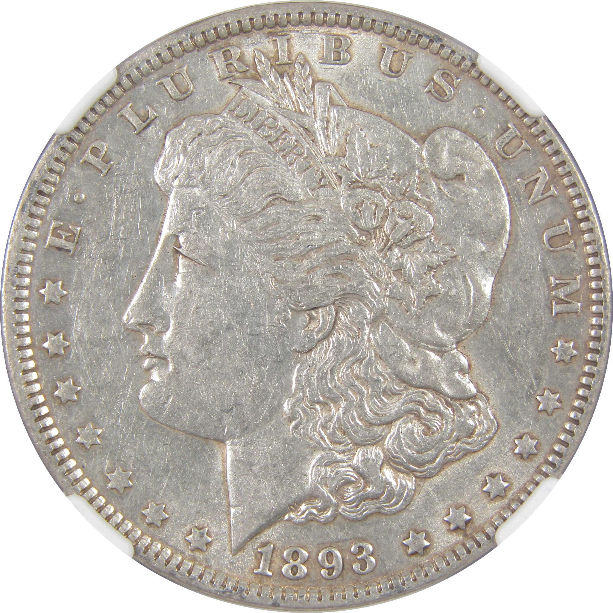 1893 Morgan Dollar AU 55 NGC Silver $1 Coin SKU:I18268 - Morgan coin - Morgan silver dollar - Morgan silver dollar for sale - Profile Coins & Collectibles