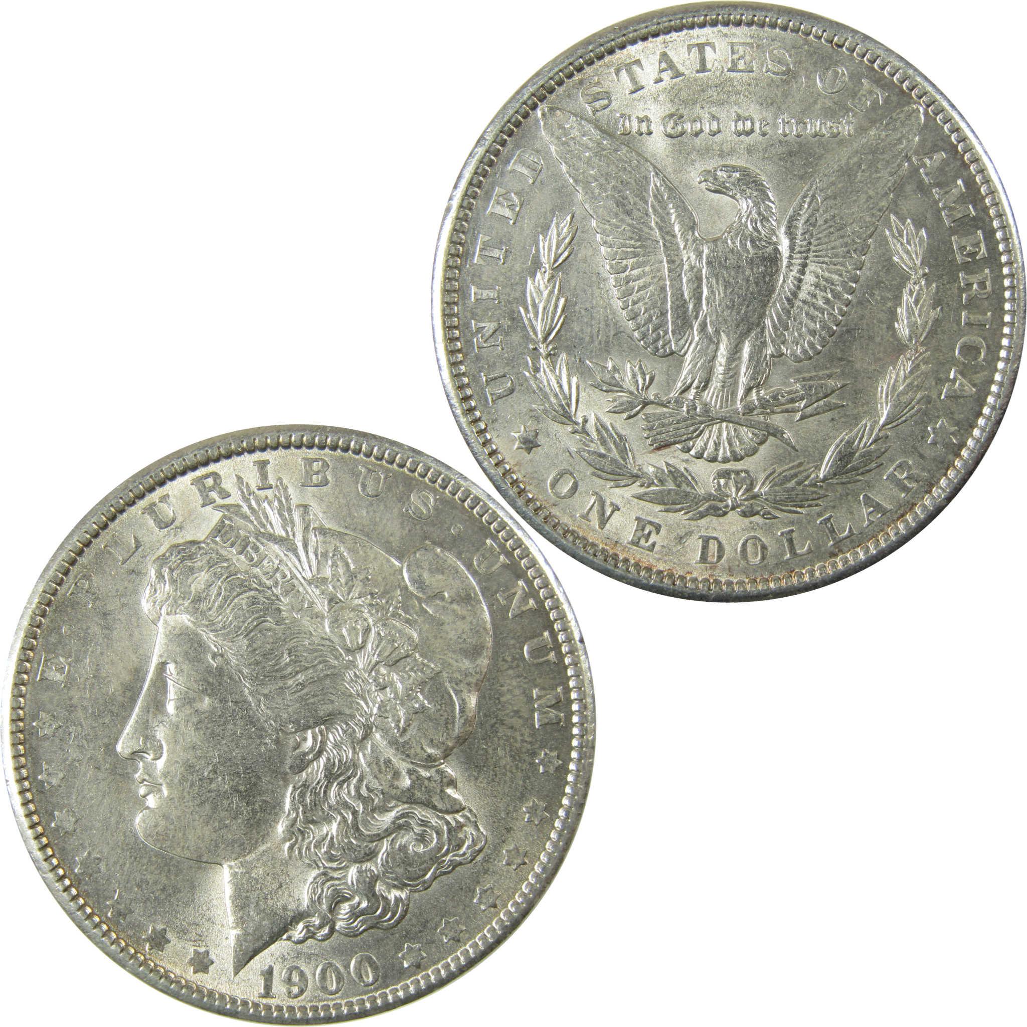 1900 Morgan Silver Dollar AU About Uncirculated $1 Coin SKU:I27850 - Morgan coin - Morgan silver dollar - Morgan silver dollar for sale - Profile Coins & Collectibles