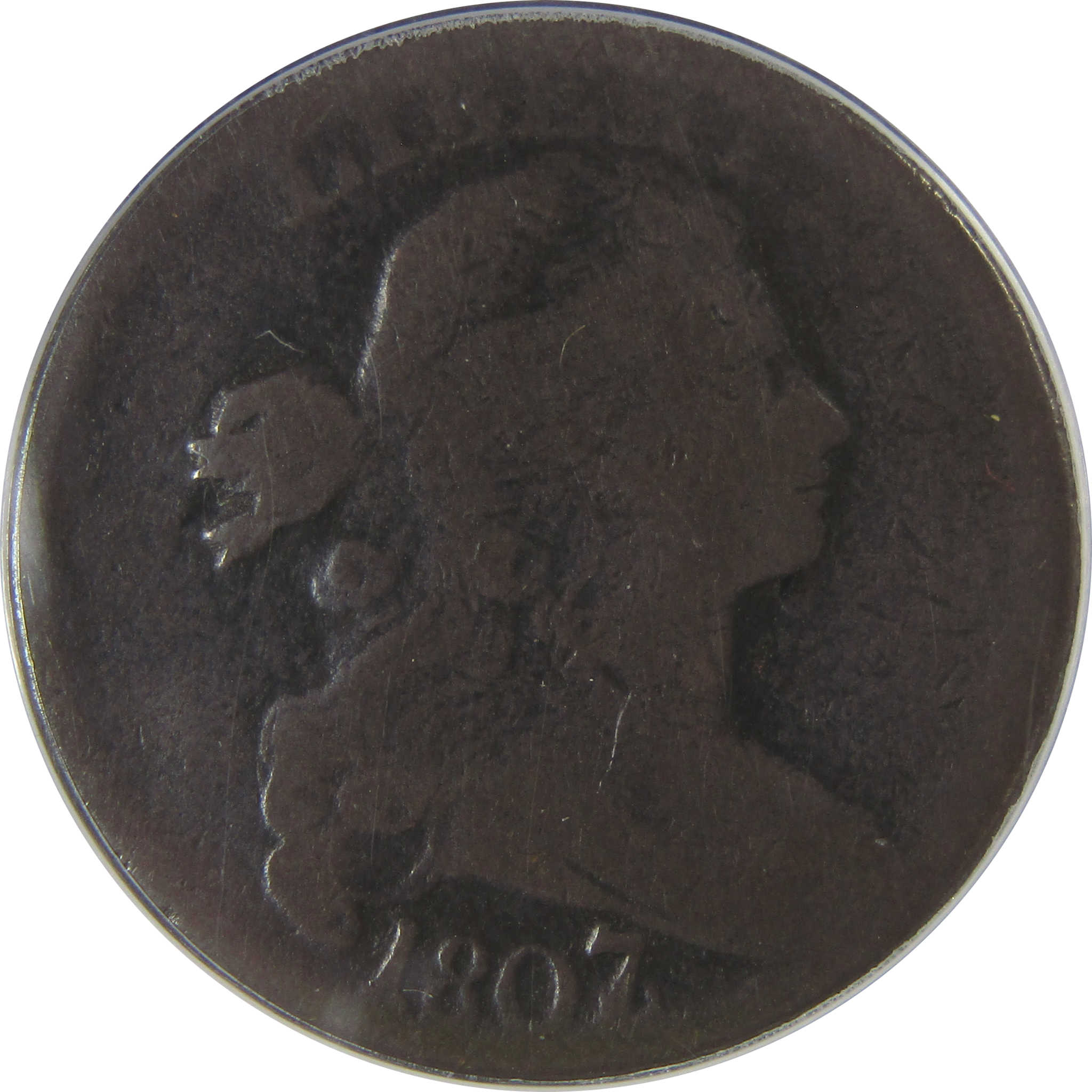 1807/6 Large 7 S-273 Draped Bust Large Cent G 4 ANACS SKU:I23655