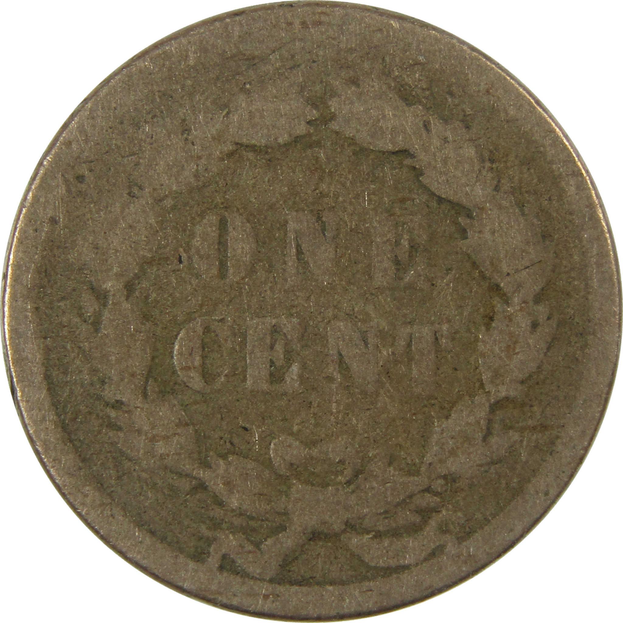 1859 Indian Head Cent AG About Good Penny 1c Coin SKU:I26965