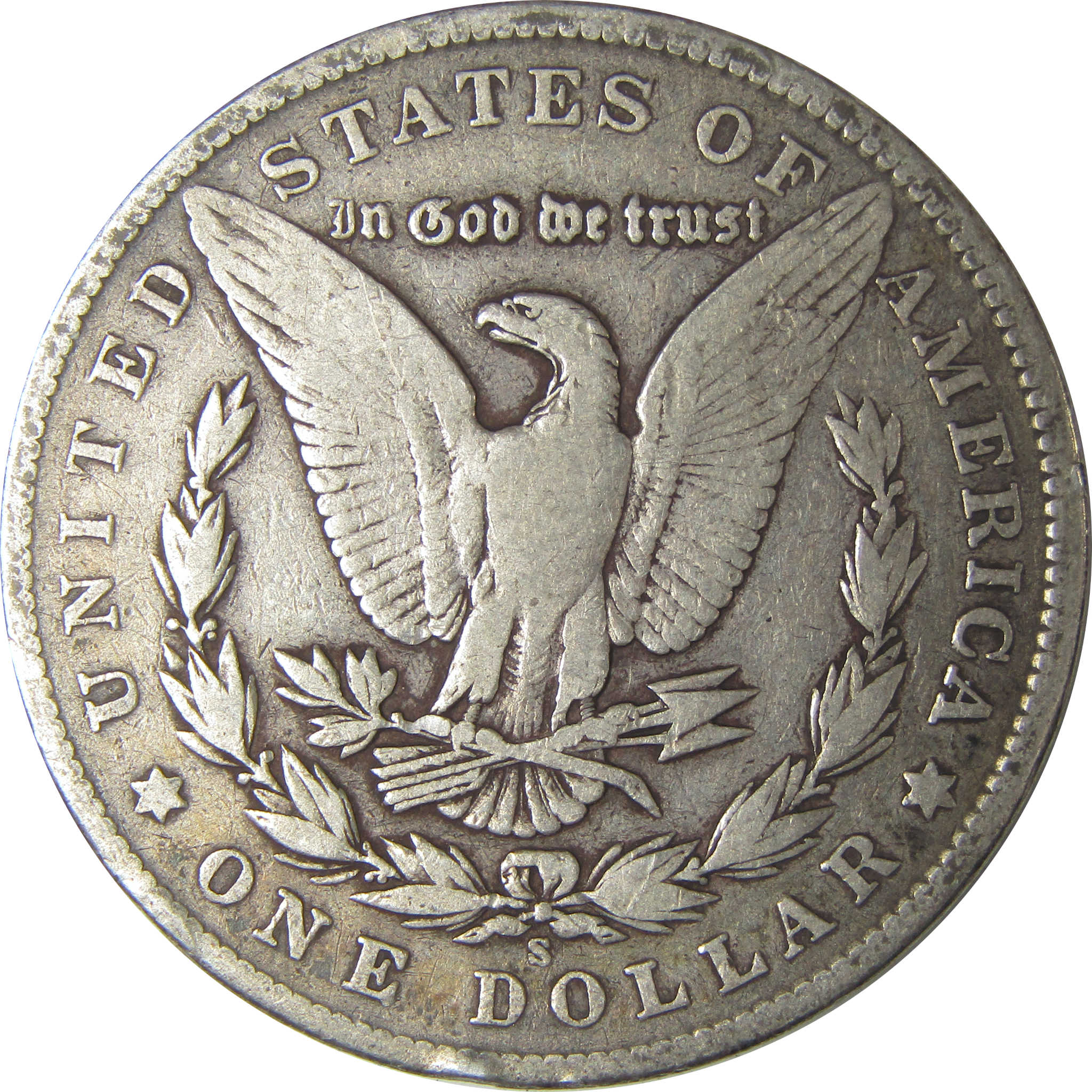 1904 S Morgan Dollar F Fine Silver $1 Coin SKU:I22511 - Morgan coin - Morgan silver dollar - Morgan silver dollar for sale - Profile Coins & Collectibles