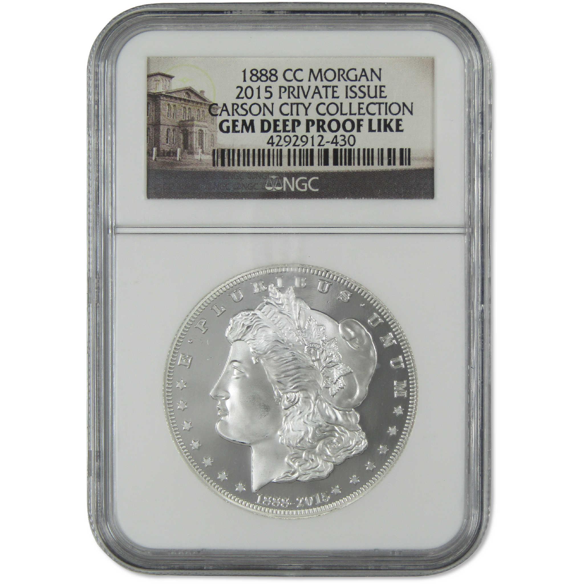 1886-1888 CC Morgan 2015 Private Issue Set Gem DPL NGC SKU:CPC7677