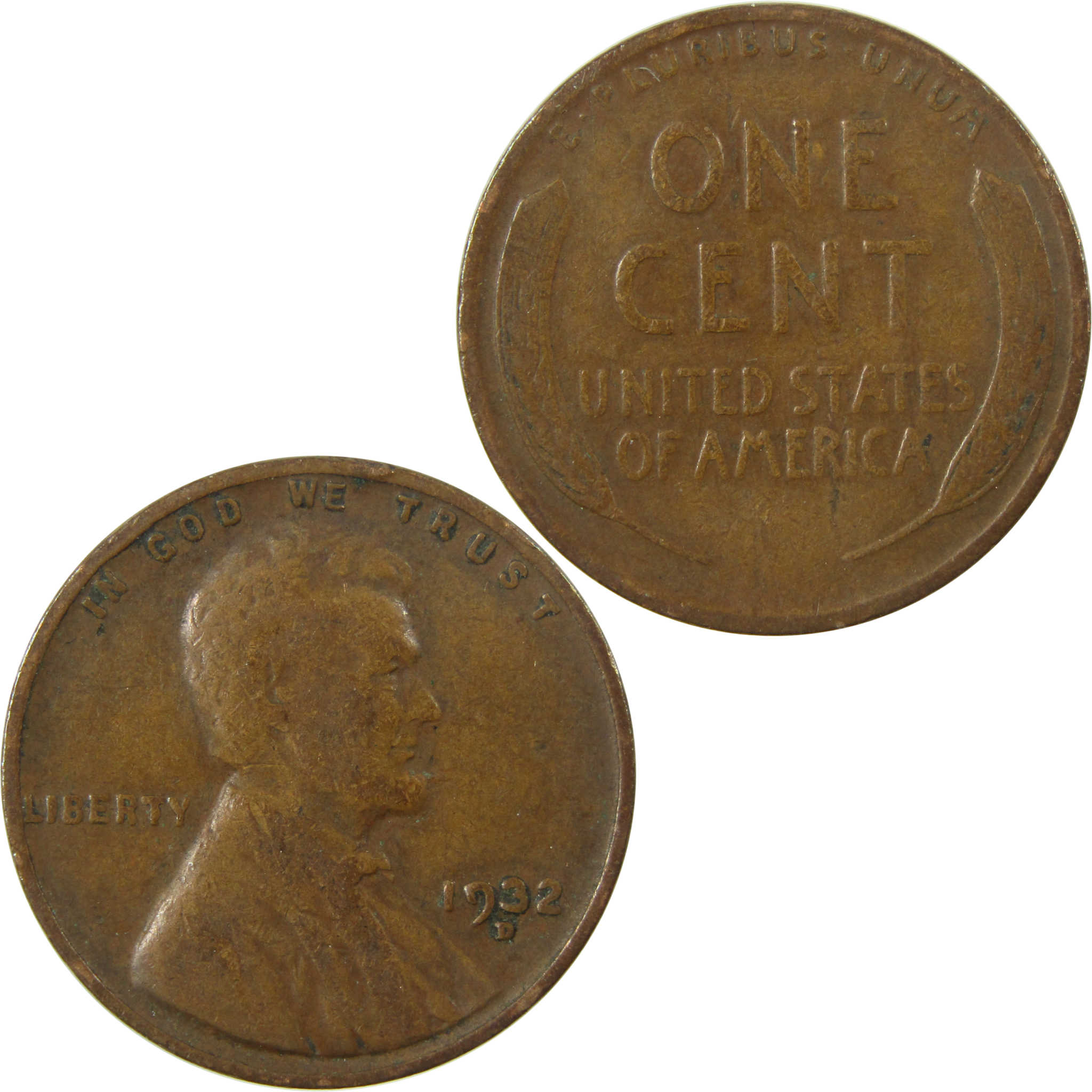 1932 D Lincoln Wheat Cent F Fine Penny SKU:I26710