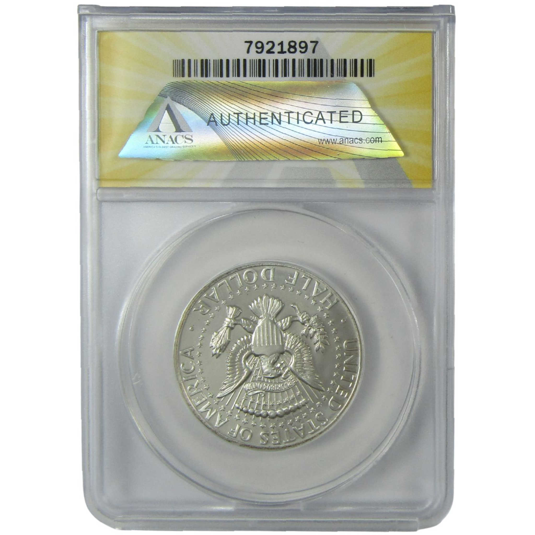 1964 Accented Hair Kennedy Silver 50c PF 66 DCAM ANACS SKU:I25038