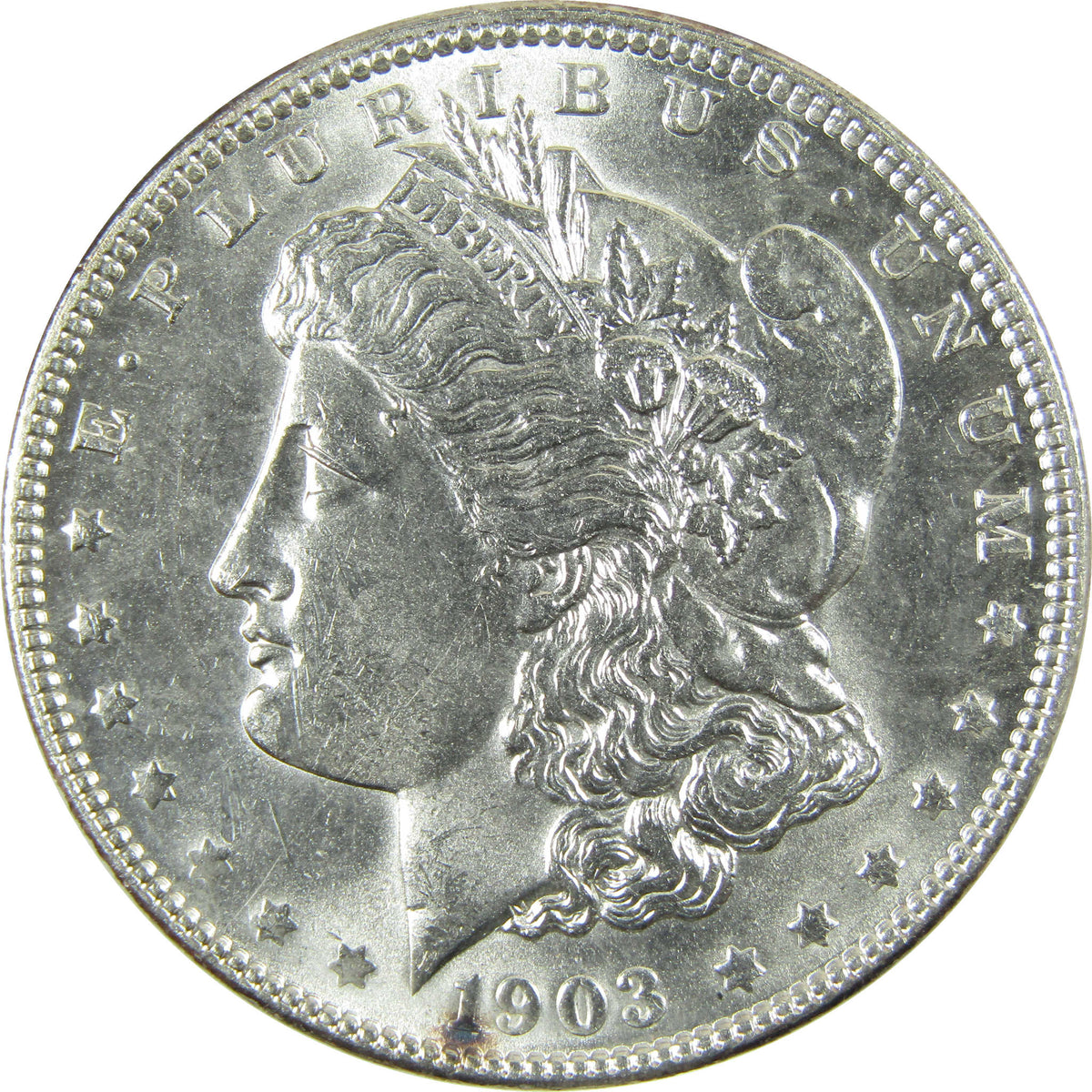 1903 Morgan Silver Dollar Uncirculated Mint State $1 Coin SKU:CP1680