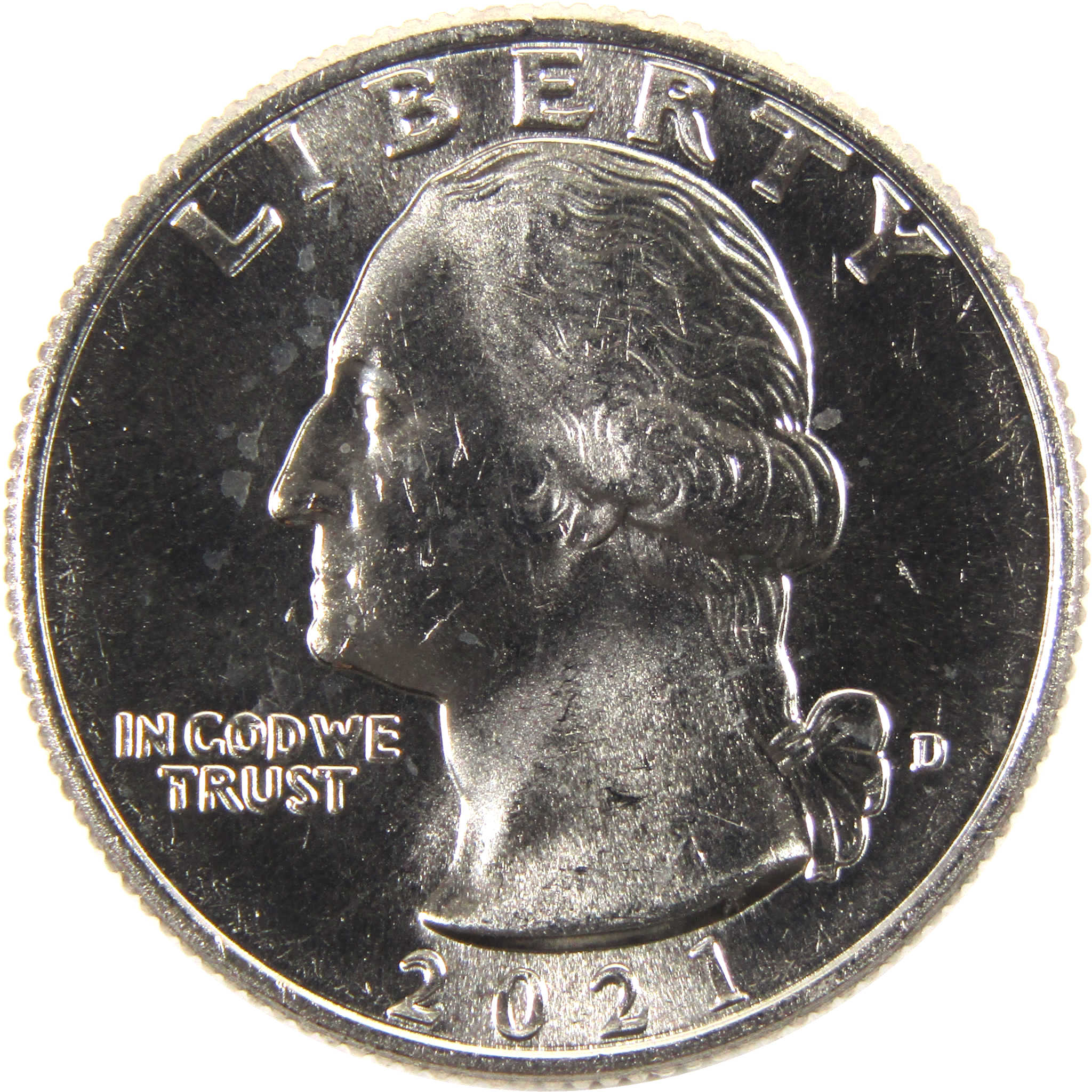 2021 D Washington Crossing the Delaware Quarter Uncirculated Clad Coin