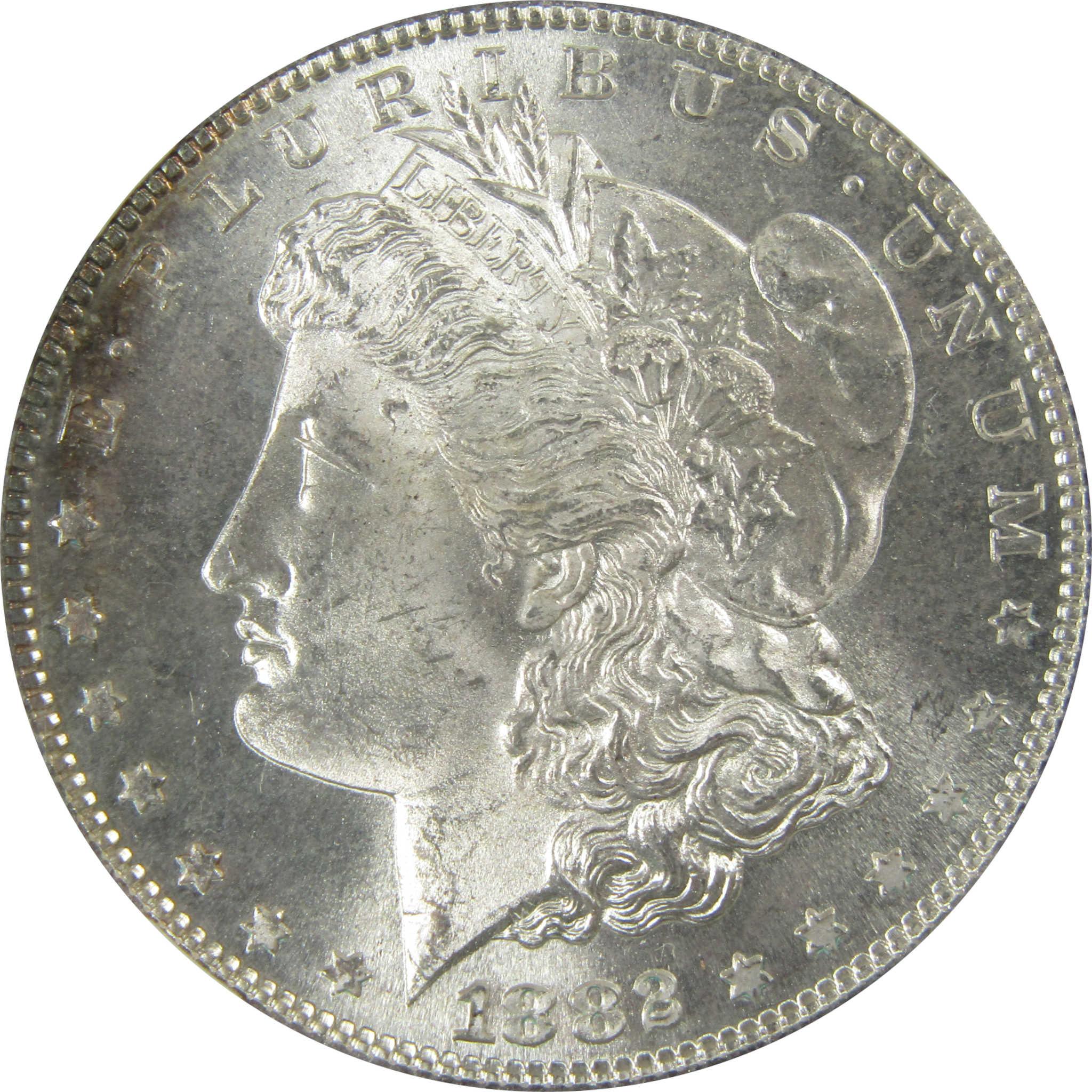1882 S Morgan Silver Dollar MS 64 NGC Uncirculated $1 Coin SKU:CP420 - Morgan coin - Morgan silver dollar - Morgan silver dollar for sale - Profile Coins & Collectibles