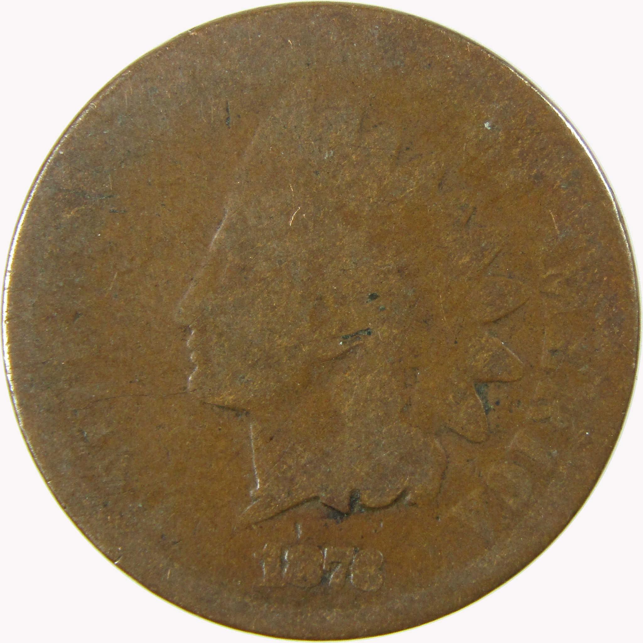 1873 Closed 3 Indian Head Cent AG About Good Penny SKU:I26600