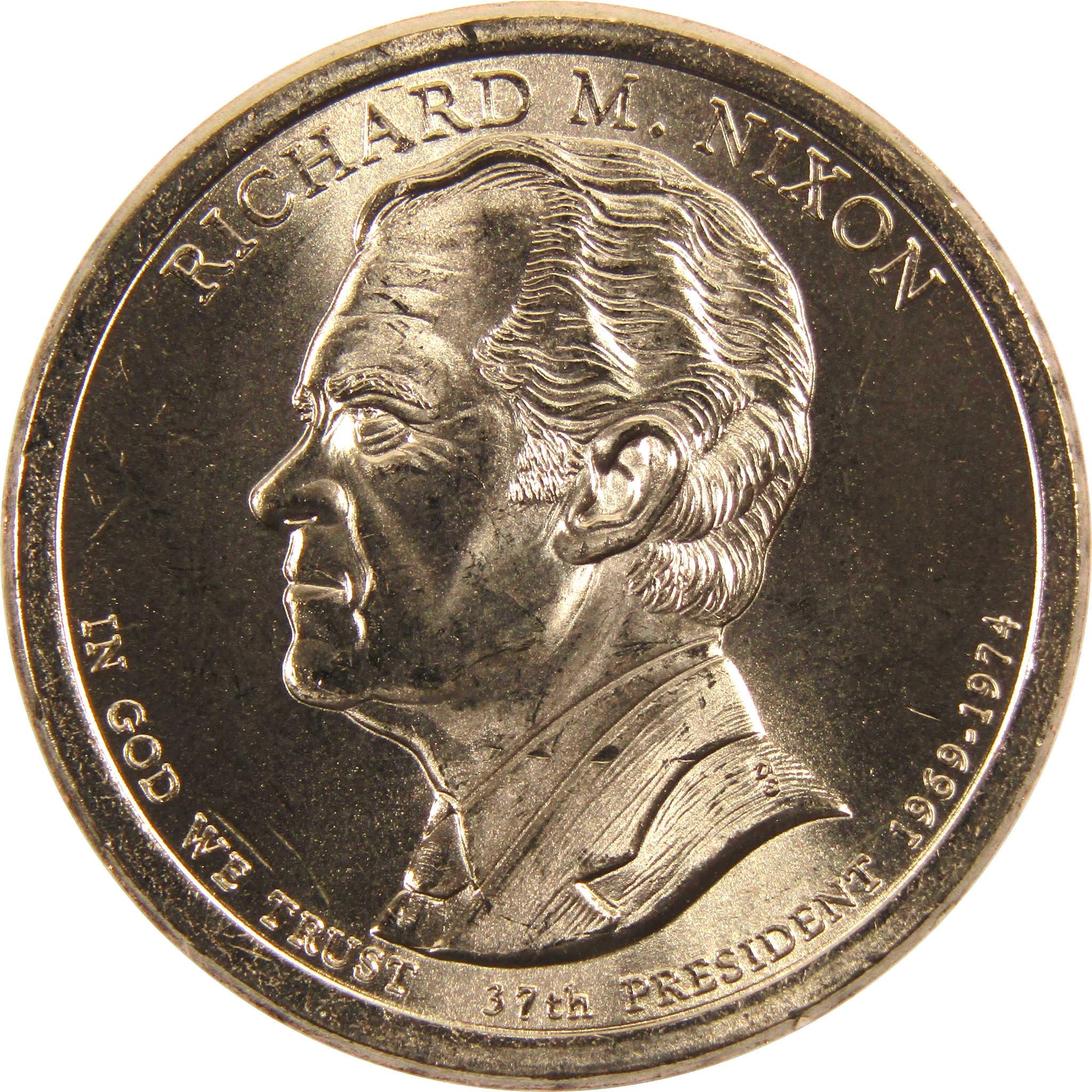 2016 P Richard M Nixon Presidential Dollar BU Uncirculated $1 Coin