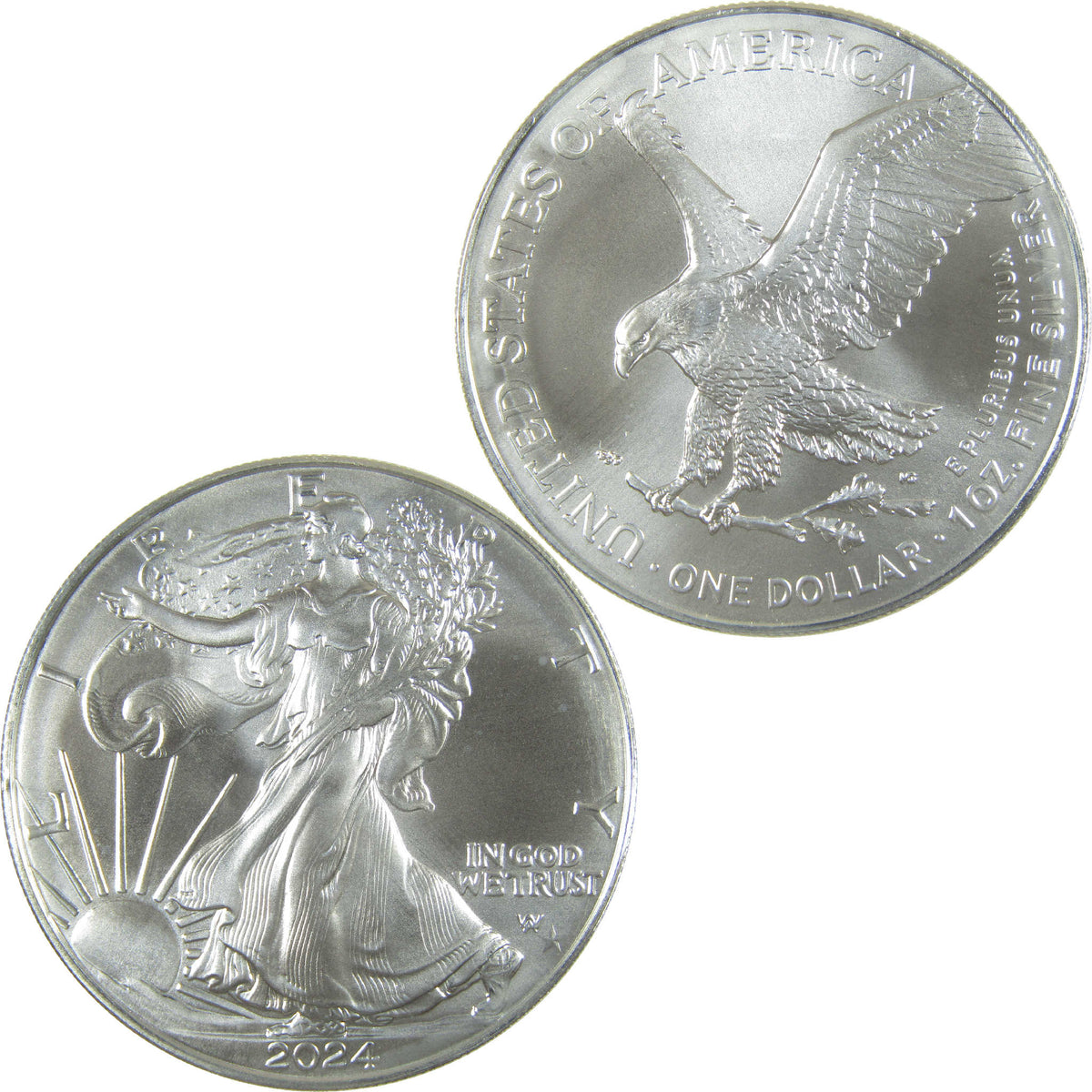 2024 American Silver Eagle with Star Privy Mark Uncirculated $1 Coin