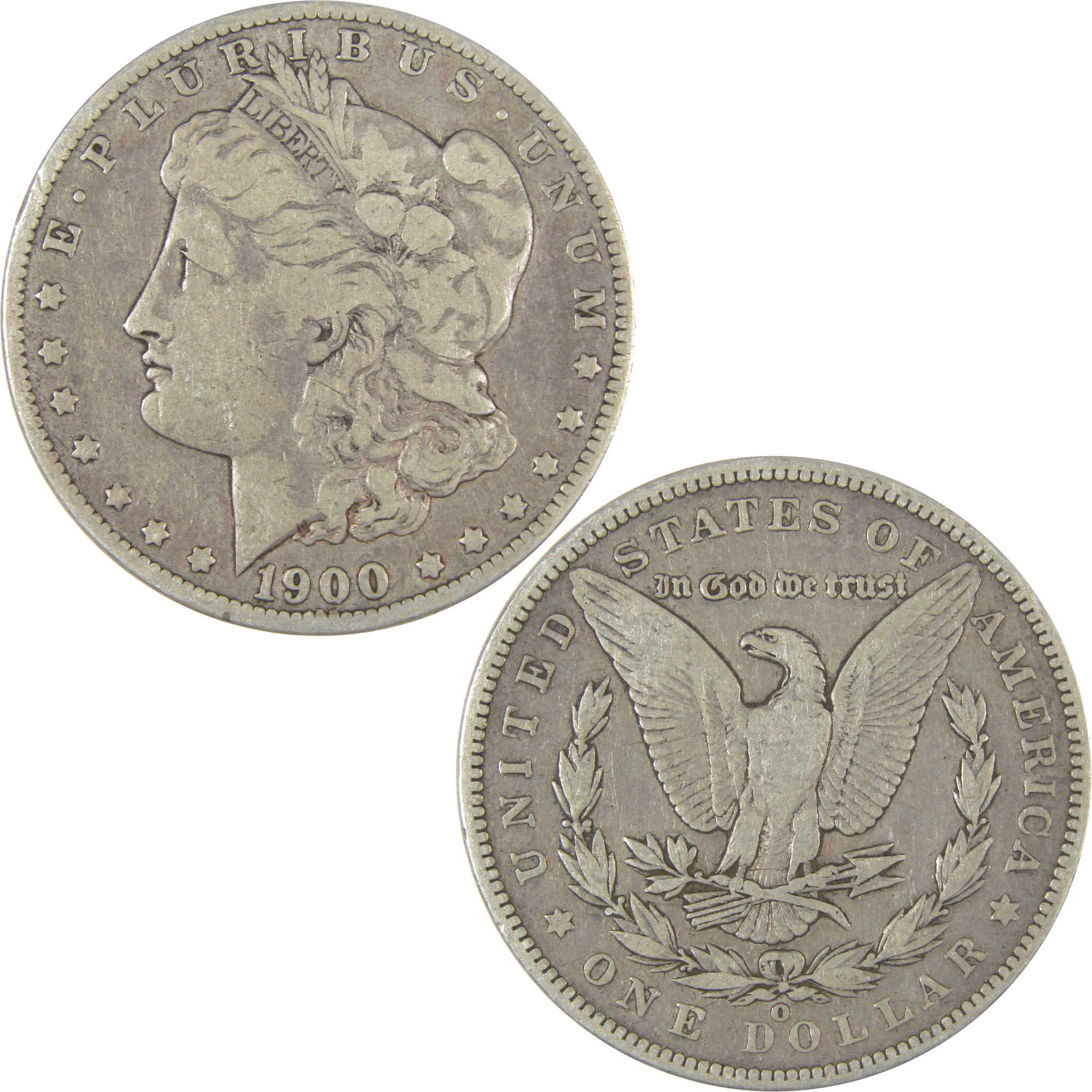 1900 O/CC Morgan Dollar F Fine Silver $1 Coin SKU:I22566 - Morgan coin - Morgan silver dollar - Morgan silver dollar for sale - Profile Coins & Collectibles
